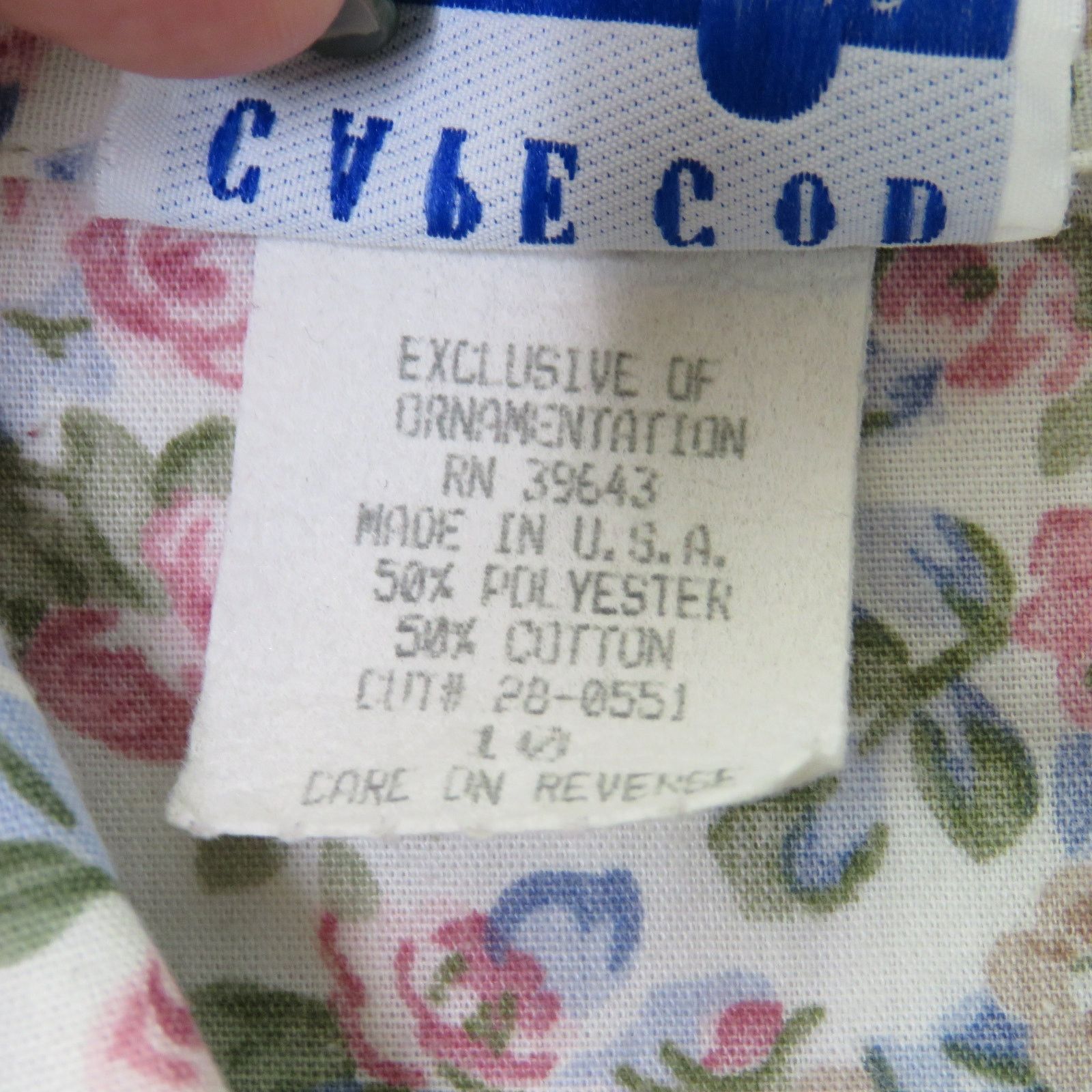 Vintage 70s Vintage Floral Button Up Blouse Cottagecore Top Medium Size M / US 6-8 / IT 42-44 - 6 Thumbnail