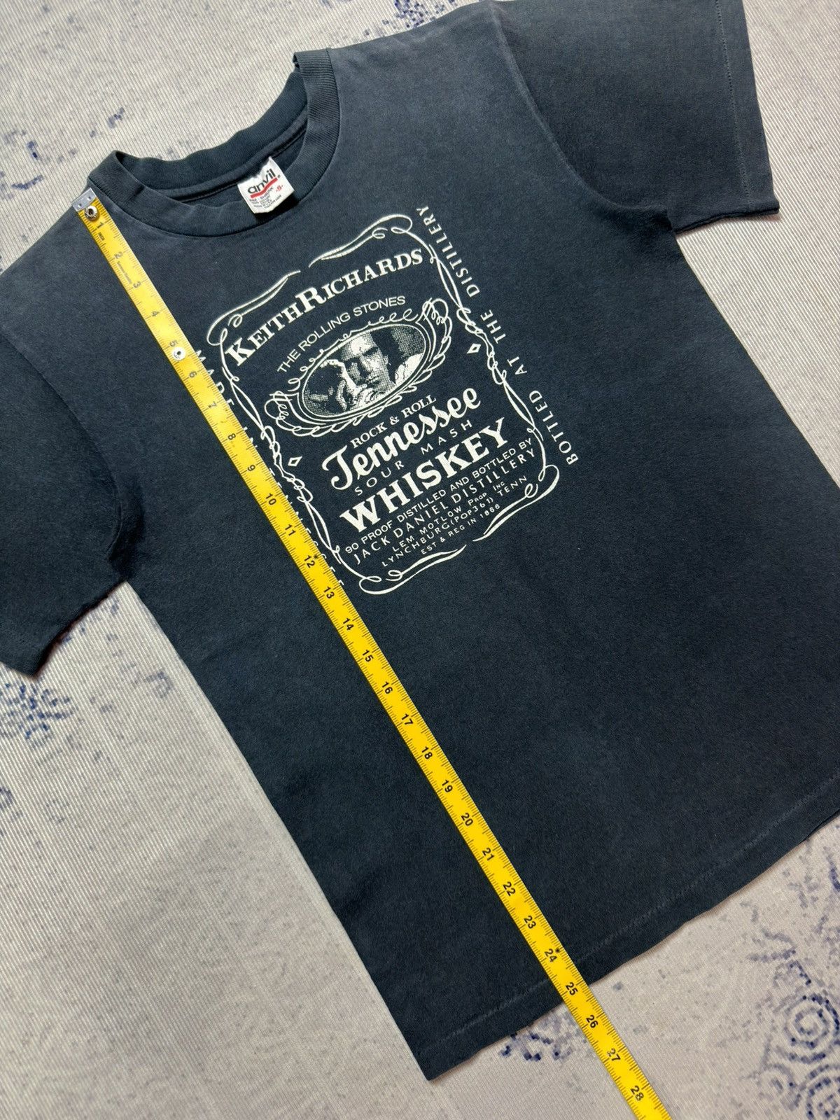 Band Tees VINTAGE 1990’s KEITH RICHARDS THE ROLLING STONES TEE , SHIRT Size US S / EU 44-46 / 1 - 8 Thumbnail