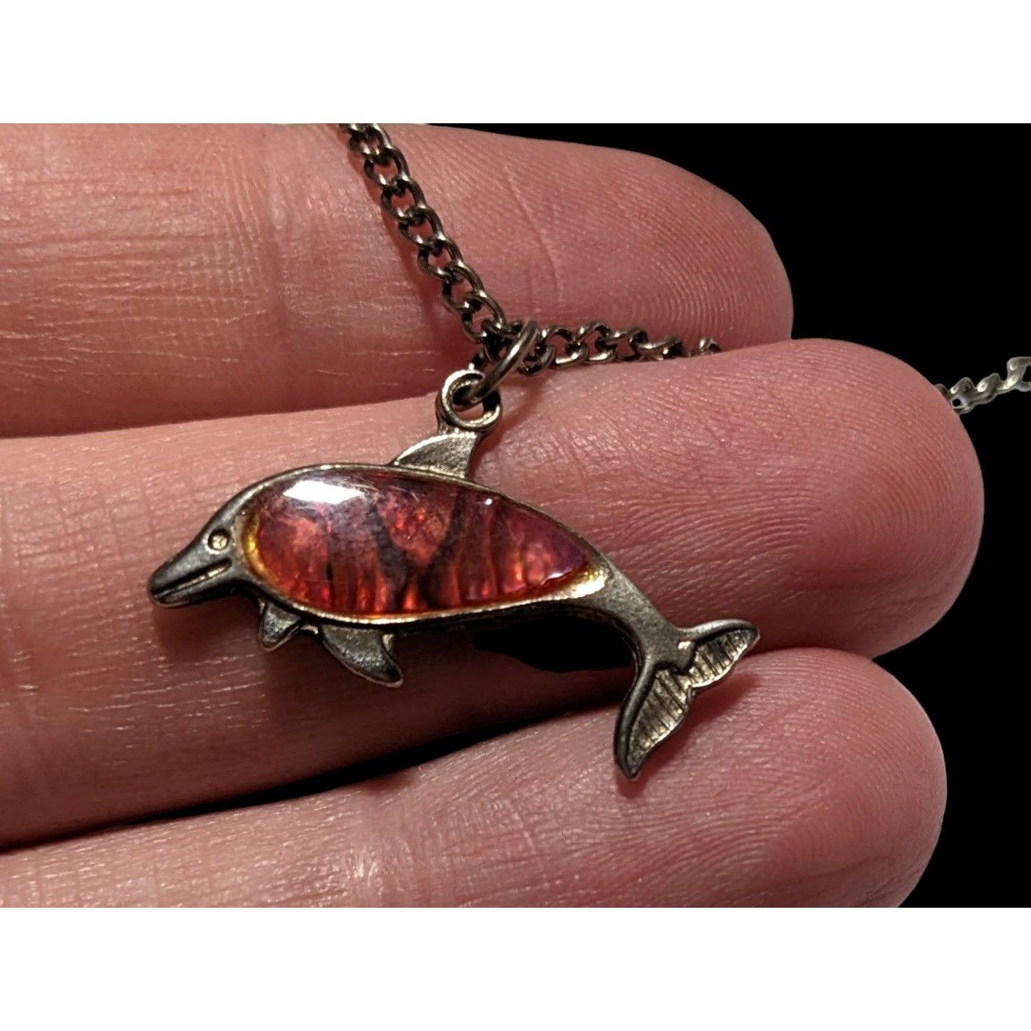 Other Pink Shell Dolphin Necklace Size ONE SIZE - 5 Thumbnail