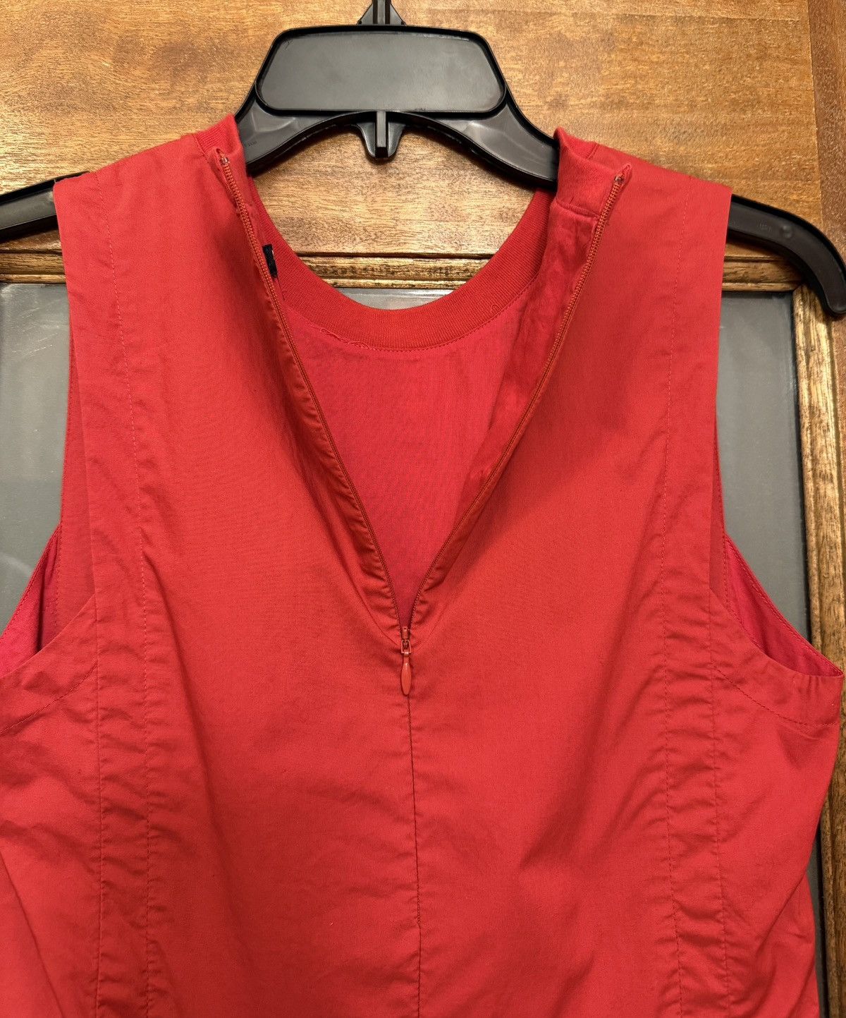 Madewell Madewell Bandana Red Lakeshore Sleeveless Cotton Midi Dress Size XS / US 0-2 / IT 36-38 - 3 Thumbnail