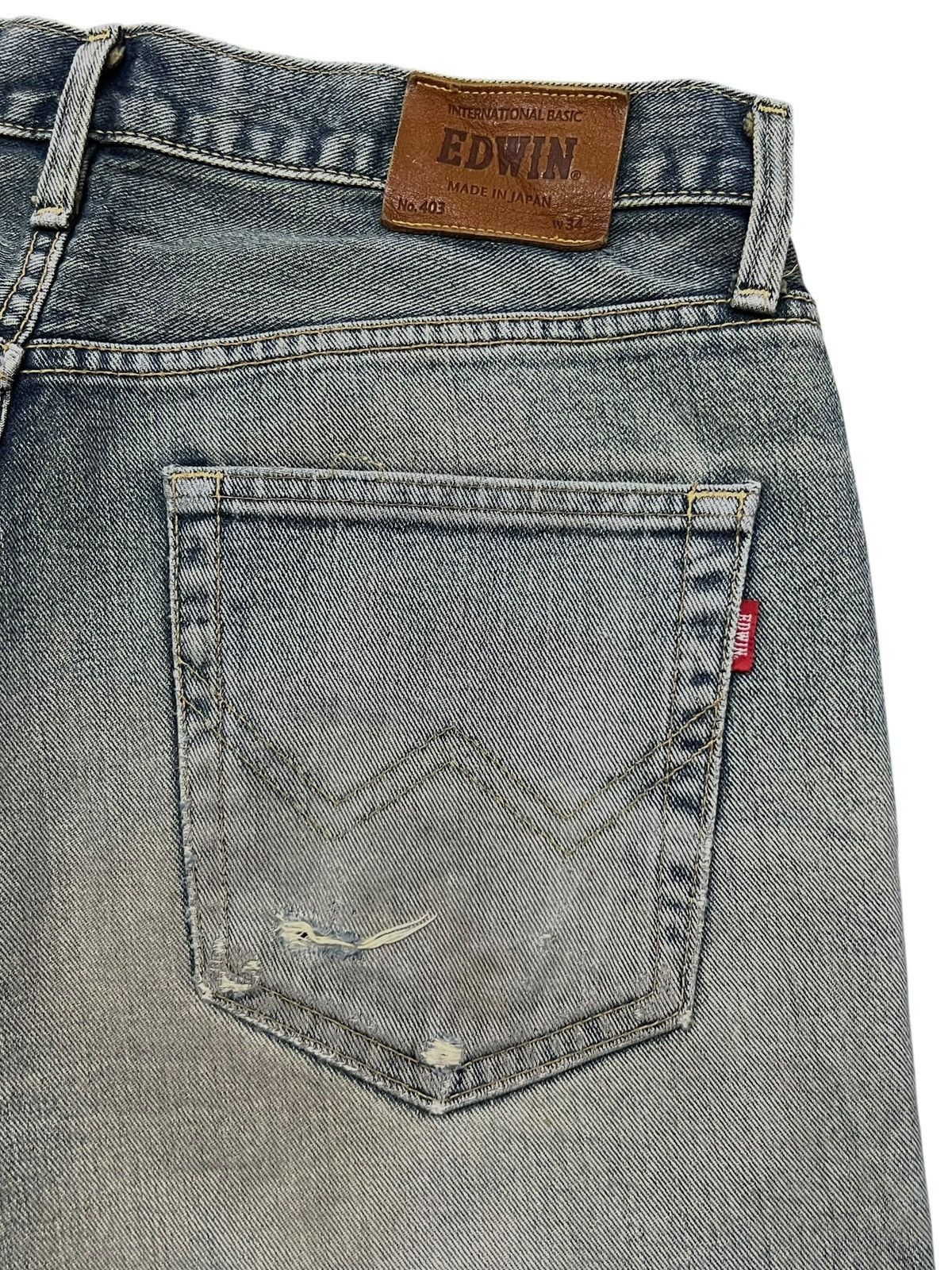 Edwin Vintage Edwin 403 Japan Denim Jeans | Relaxed Straight | W35 Size US 35 - 8 Thumbnail