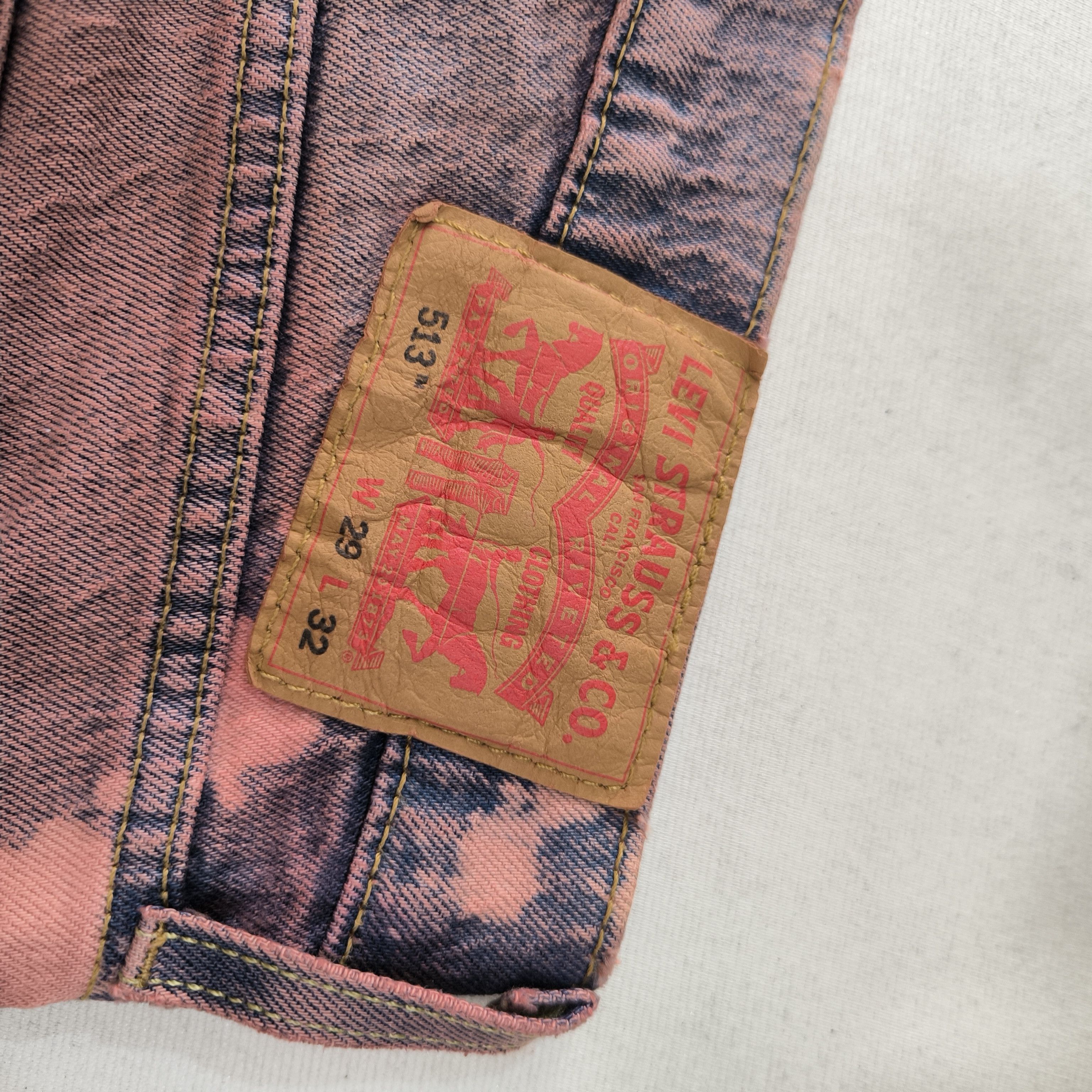 If Six Was Nine × Levi's Custom vintage levis flared red lighting jeans Size US 31 - 6 Thumbnail