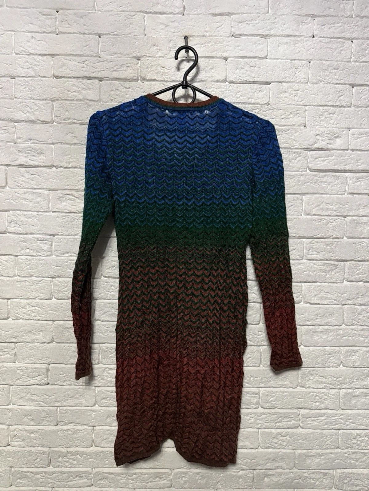 Missoni Vintage M Missoni Knit Dress Mid Lenght Long Sleeve Sz 40 Size S / US 4 / IT 40 - 5 Thumbnail