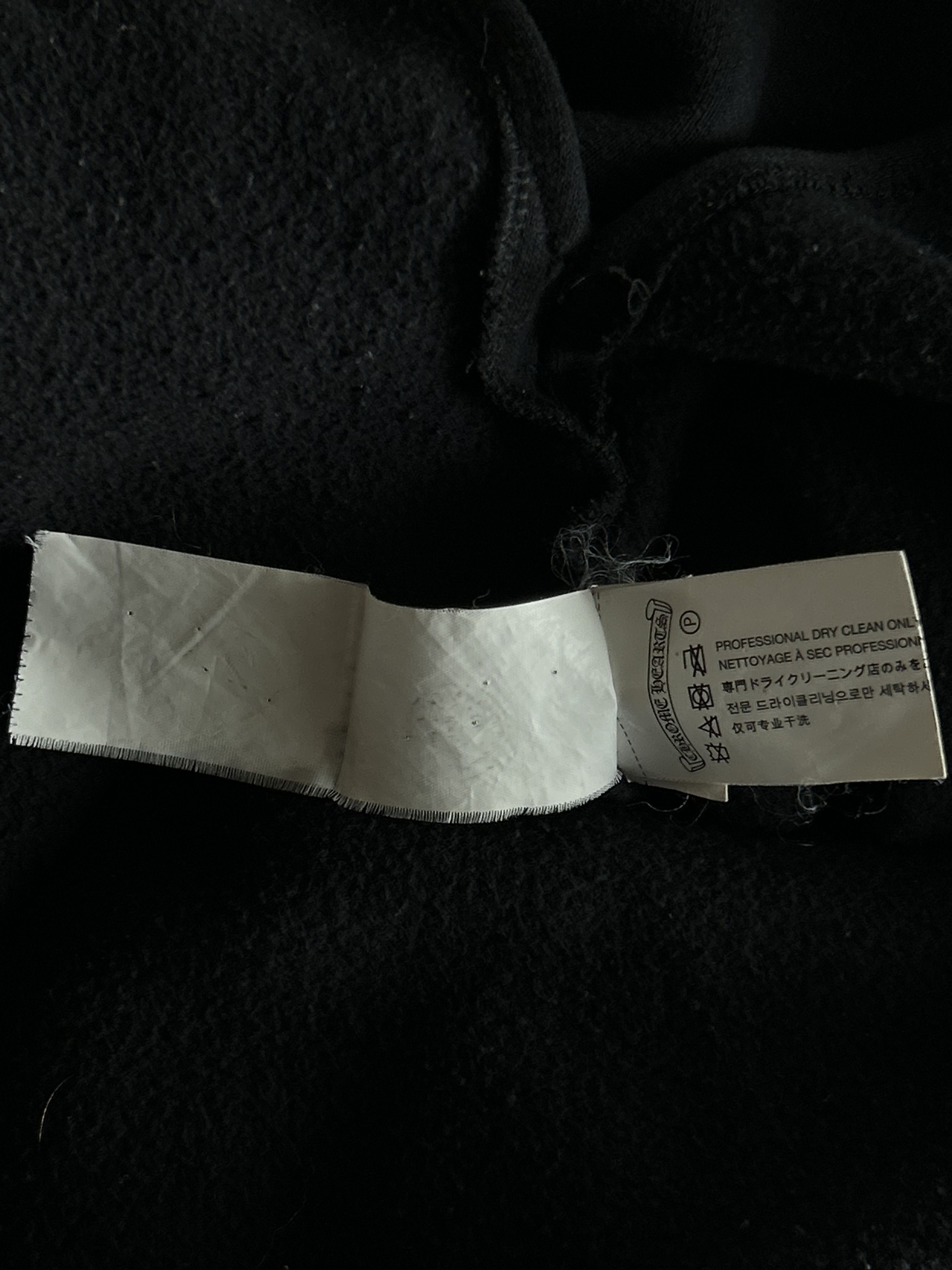 Chrome Hearts Chrome Hearts Black Leather Triple Cross Patch Hoodie Size US S / EU 44-46 / 1 - 4 Thumbnail
