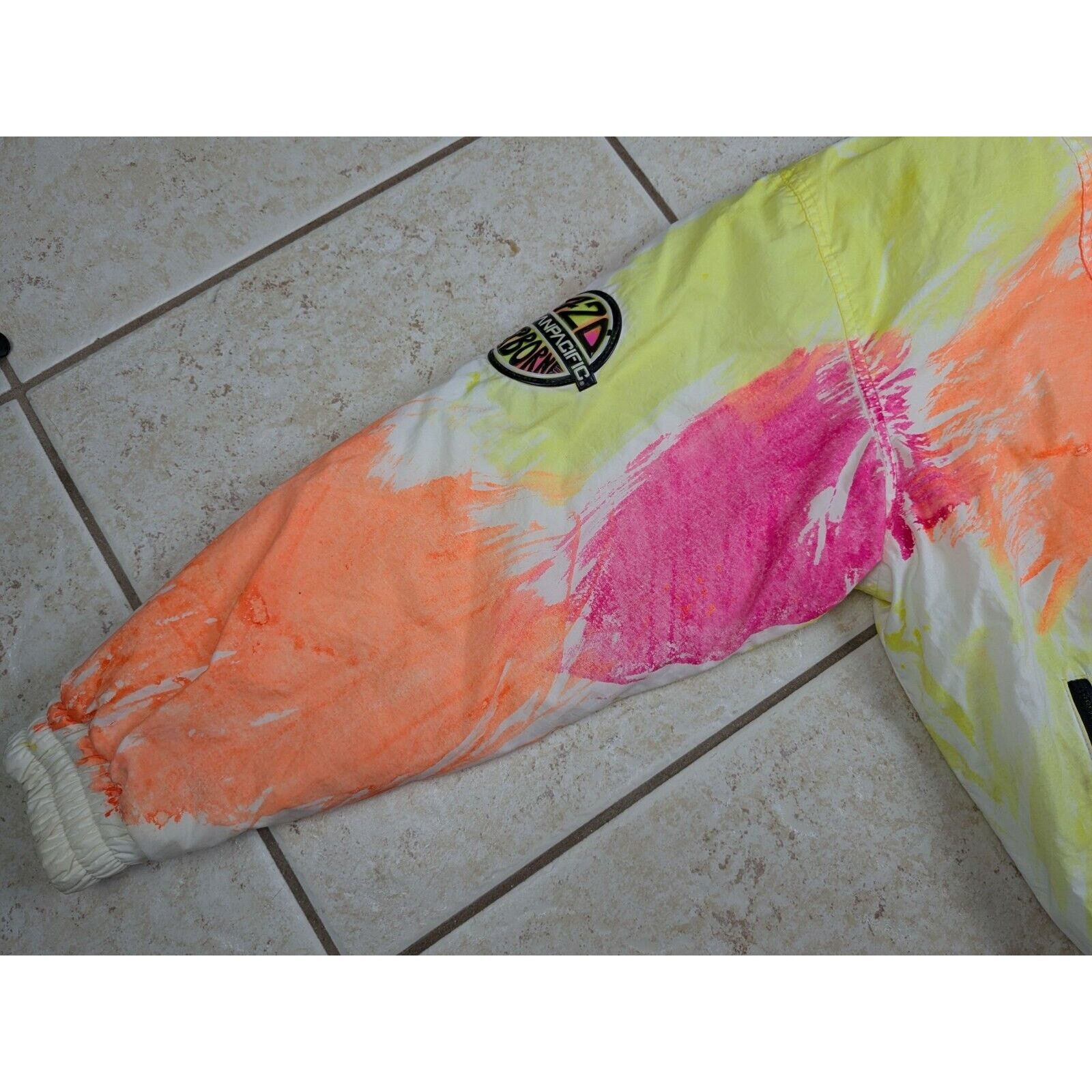 Ocean Pacific Vtg 80s Ocean Pacific OP 720 Airborne Neon Ski Jacket Hooded Size US L / EU 52-54 / 3 - 4 Thumbnail