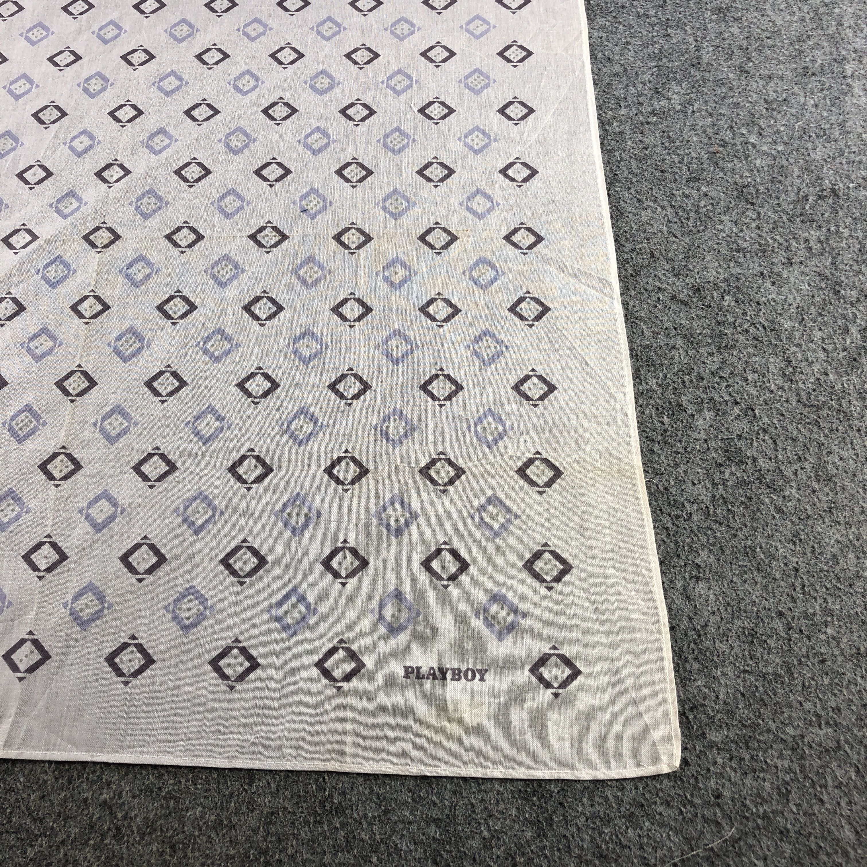 Playboy × Vintage Playboy Handkerchief Neckerchief Bandana H2428 Size ONE SIZE - 5 Thumbnail