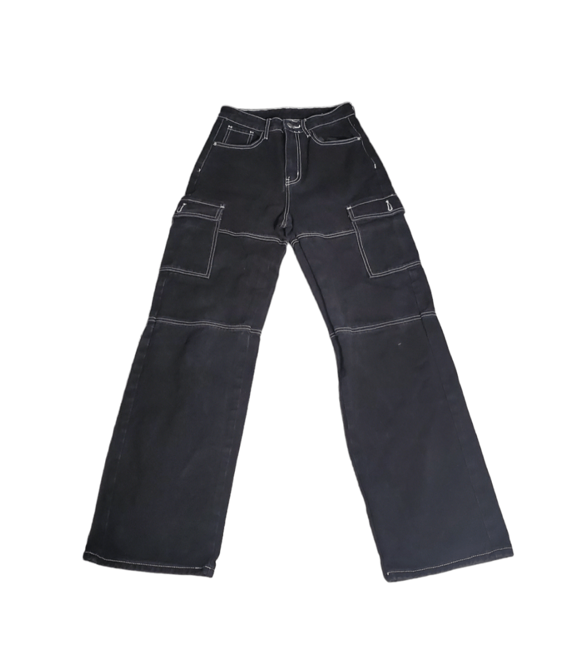 Shein Shein Black Jean Cargo Size 26" / US 2 / IT 38 - 1 Thumbnail