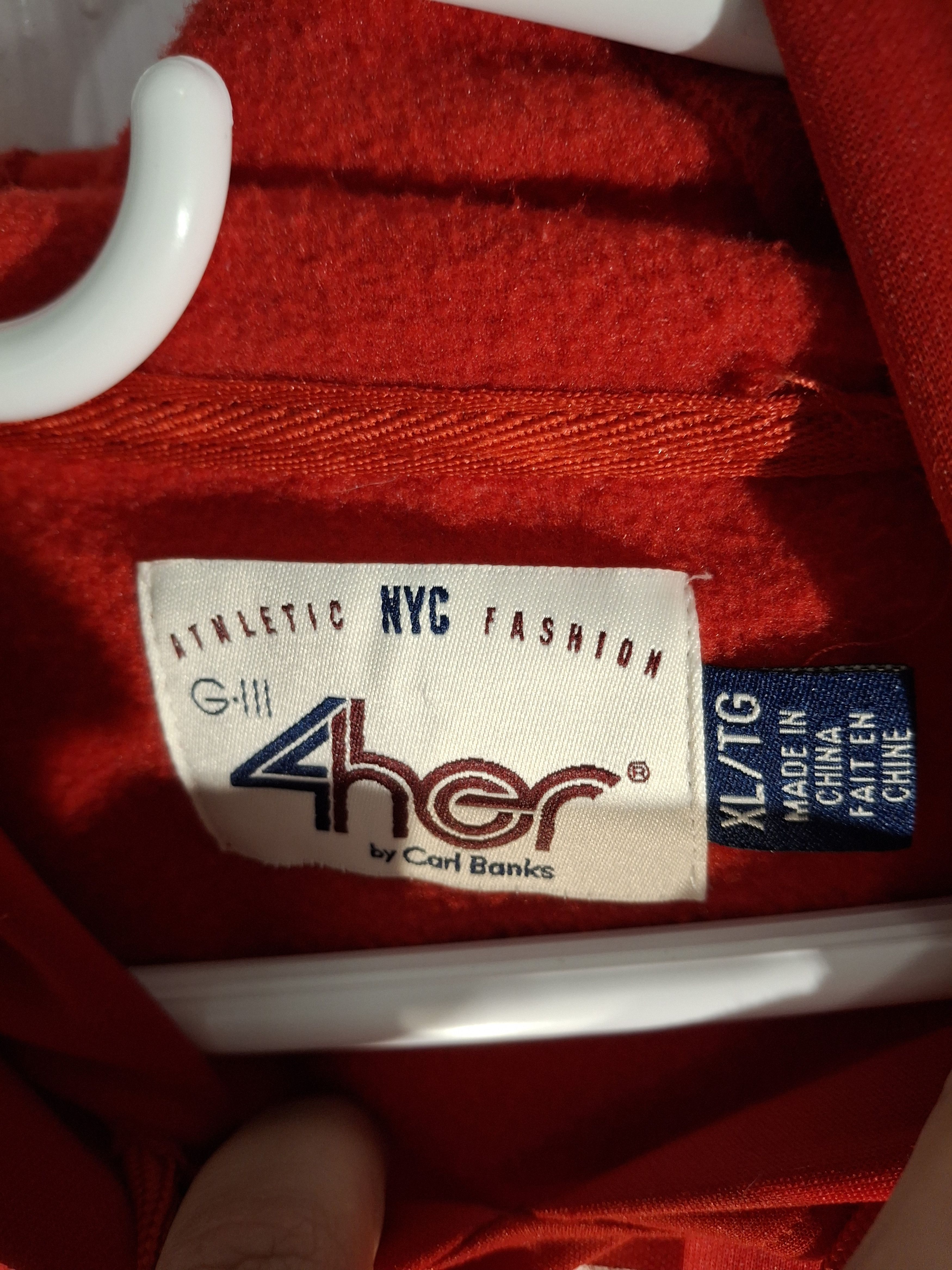 G-III 4Her by Carl Banks Phillies Bryce Harper Hoodie Size XL / US 12-14 / IT 48-50 - 2 Thumbnail