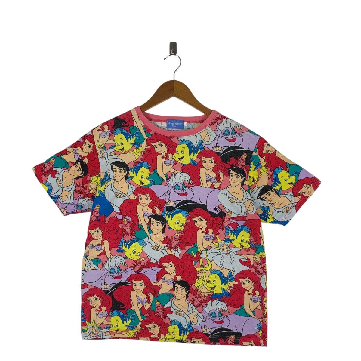 Disney Vintage DISNEY THE LITTLE MERMAID Tokyo Resort Tee Shirt Size L / US 10 / IT 46 - 1 Thumbnail