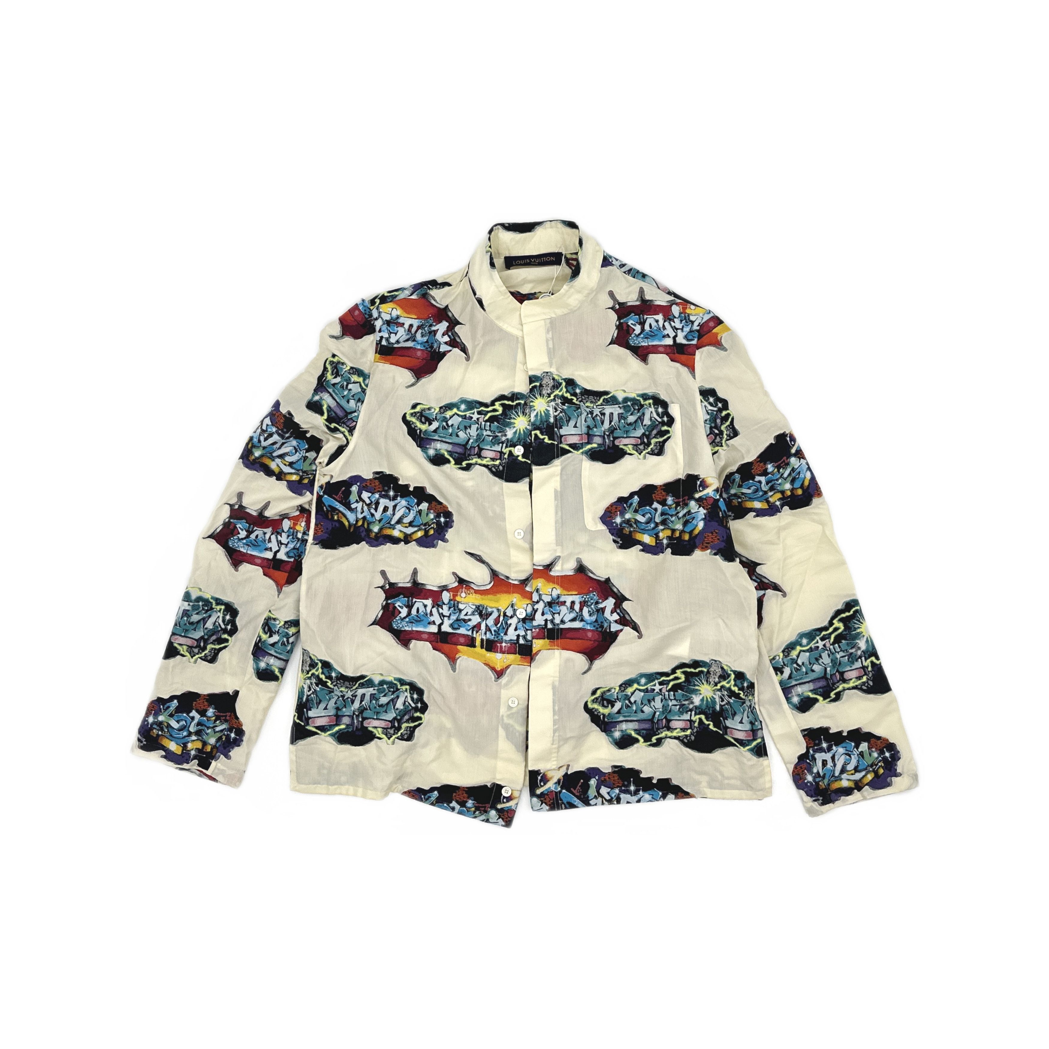Louis Vuitton Louis Vuitton Graffiti Pyjama Shirt Size S Size US S / EU 44-46 / 1 - 1 Thumbnail
