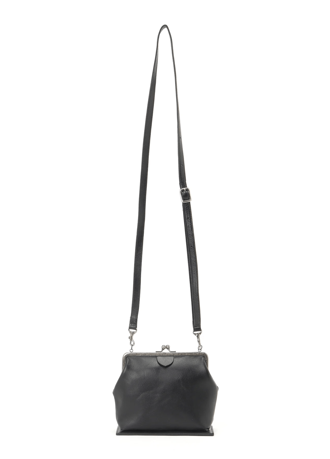 Yohji Yamamoto Y's Yohji Yamamoto MATTE SMOOTH LEATHER METAL CLASP POCHETTE Size ONE SIZE - 4 Thumbnail