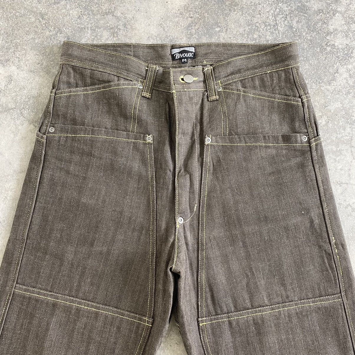 Japanese Brand Vintage Bivouac Japan Double knee HBT Workwear Denim Size US 32 / EU 48 - 8 Thumbnail