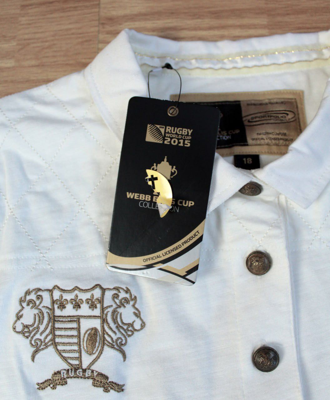 Polo Ralph Lauren 🔥 NWT Webb Ellis Cup Rugby 2015 Chief Keef Long Sleeve Shirt Size US M / EU 48-50 / 2 - 10 Thumbnail