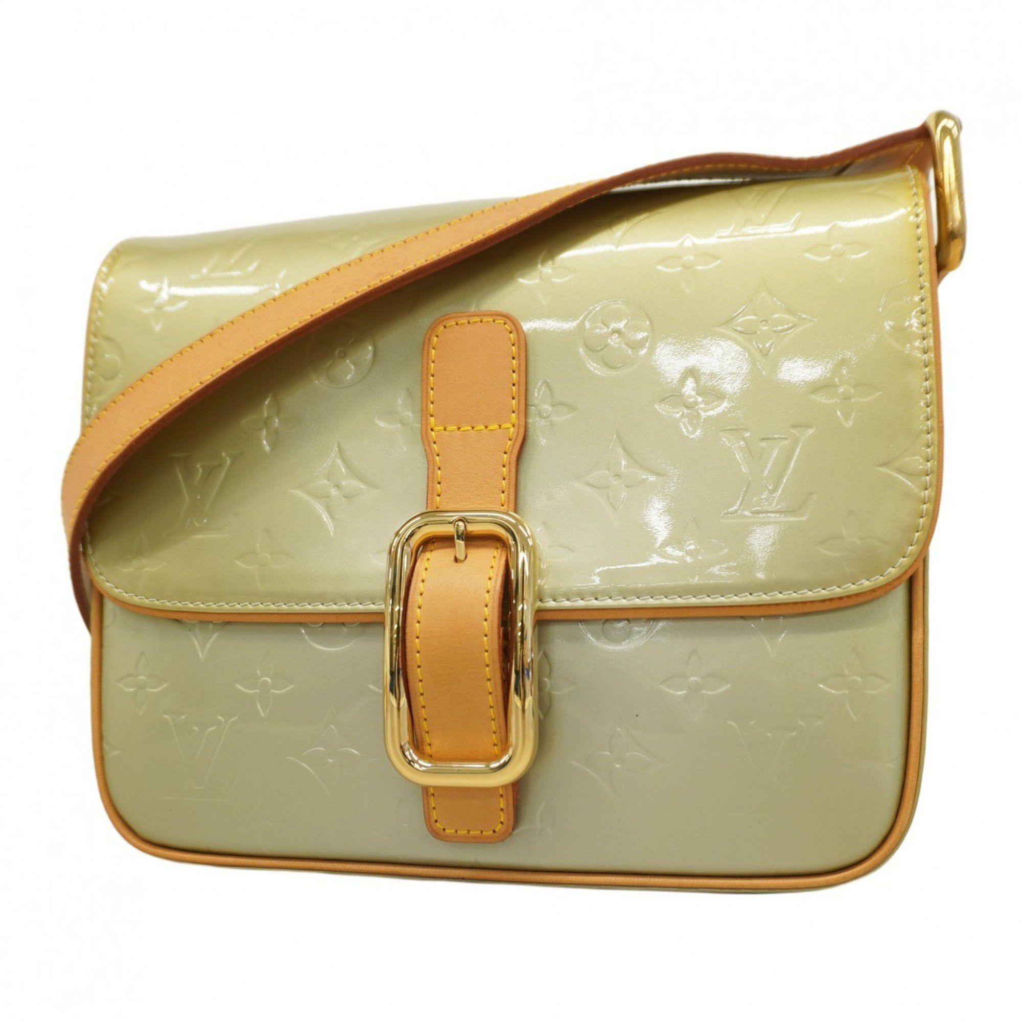 Louis Vuitton Shoulder Bag Vernis Christy Gm M91148 Gris Ladies, Women's