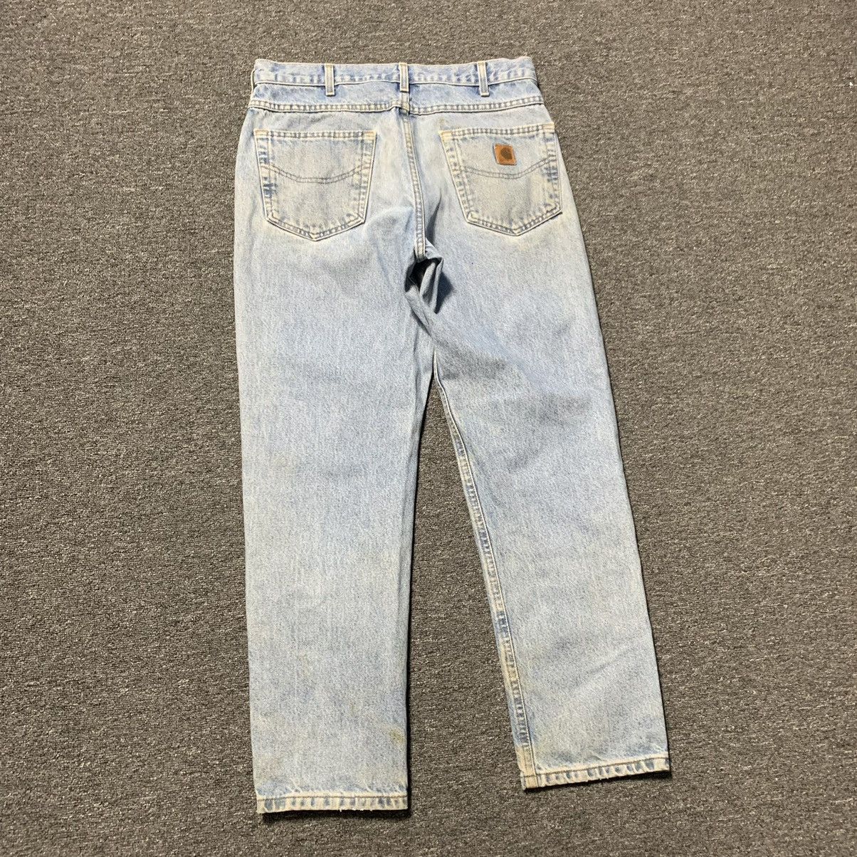 Carhartt Crazy Trashed Vintage Carhartt Jeans Pants Size US 34 / EU 50 - 2 Thumbnail
