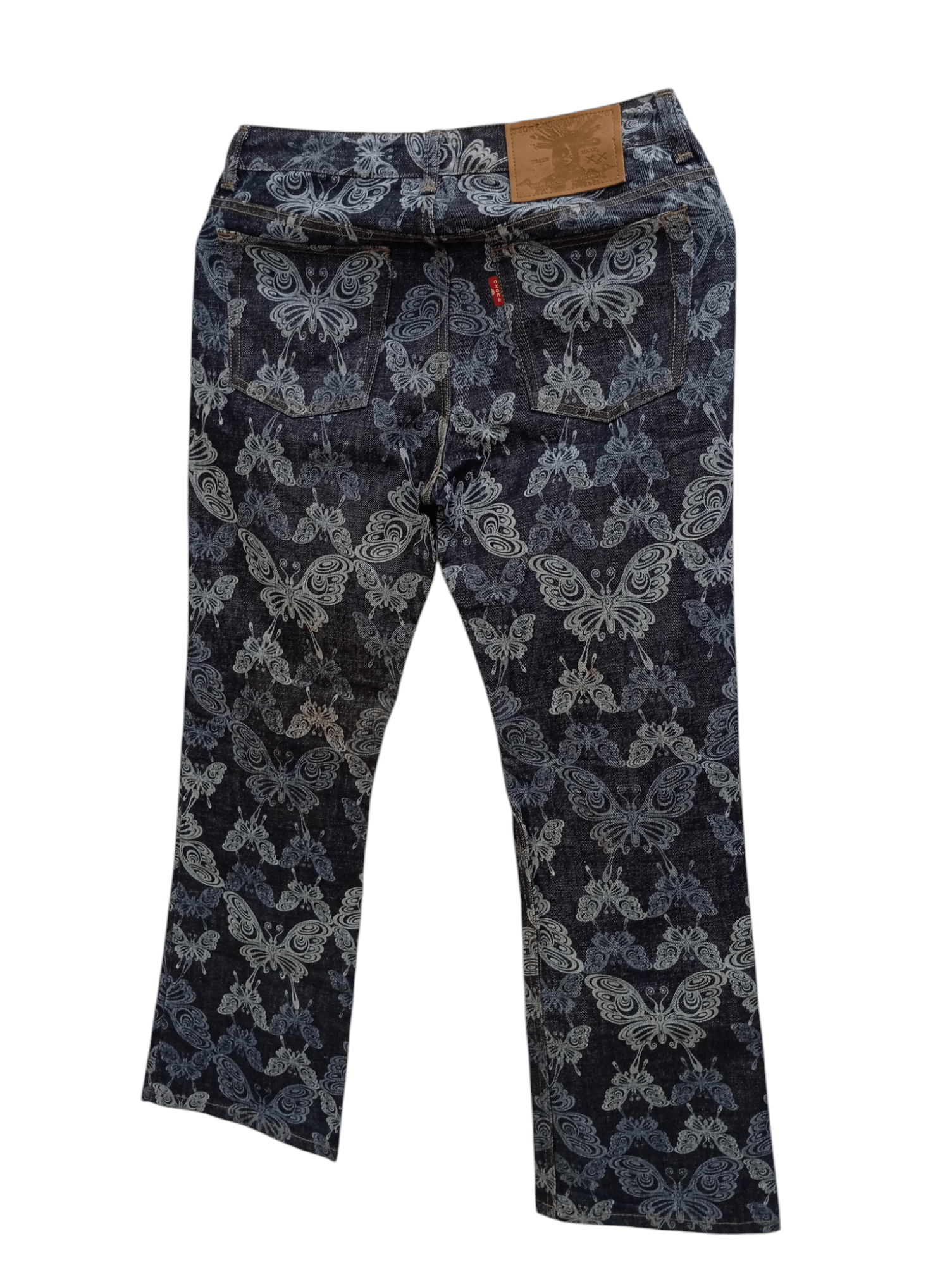 Japanese Brand × Vintage 🔥🔥Ozone Community Full Print Butterfly Motif Pants Jeans Size US 28 / EU 44 - 20 Thumbnail