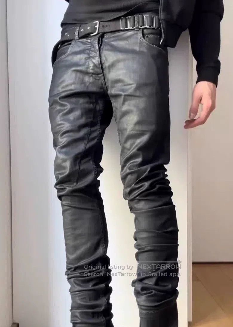 Rick Owens Rick Owens Waxed Denim Pants Size US 30 / EU 46 - 9 Thumbnail