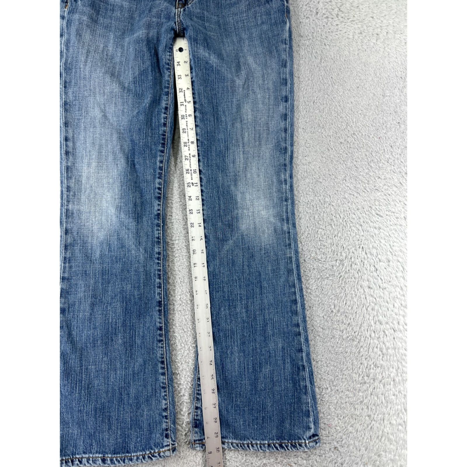 Gap Gap Jeans Womens 6 Blue Denim Flared Stretch Cotton Blend Regular 90s Retro Southwestern Womens Size 28" / US 6 / IT 42 - 7 Thumbnail
