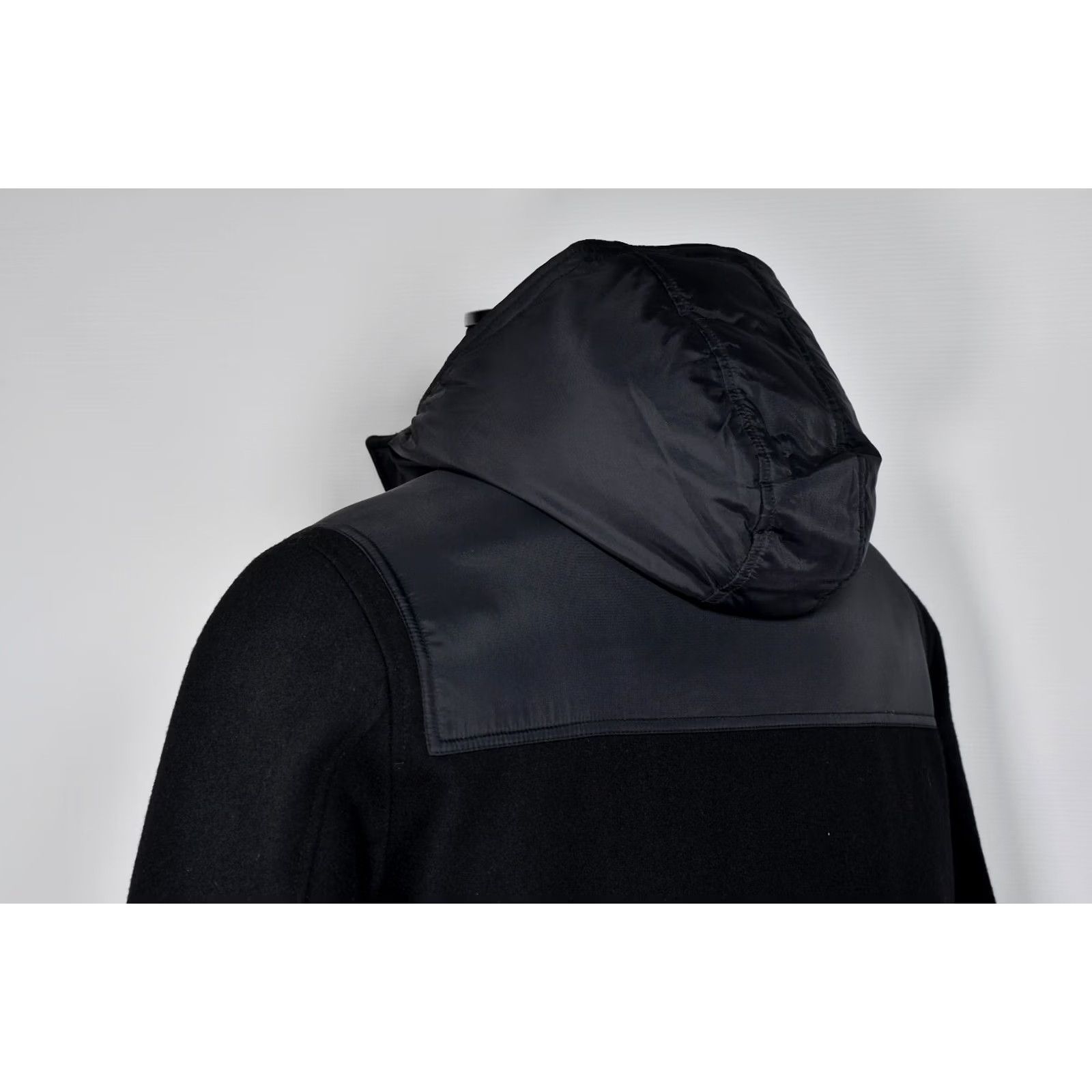 DENHAM DENHAM AOKI DUFFLE JACKET Men M Wool Black 100%Genuine 100%Wool / 100%Nylon Hooded Coat Size US M / EU 48-50 / 2 - 4 Thumbnail