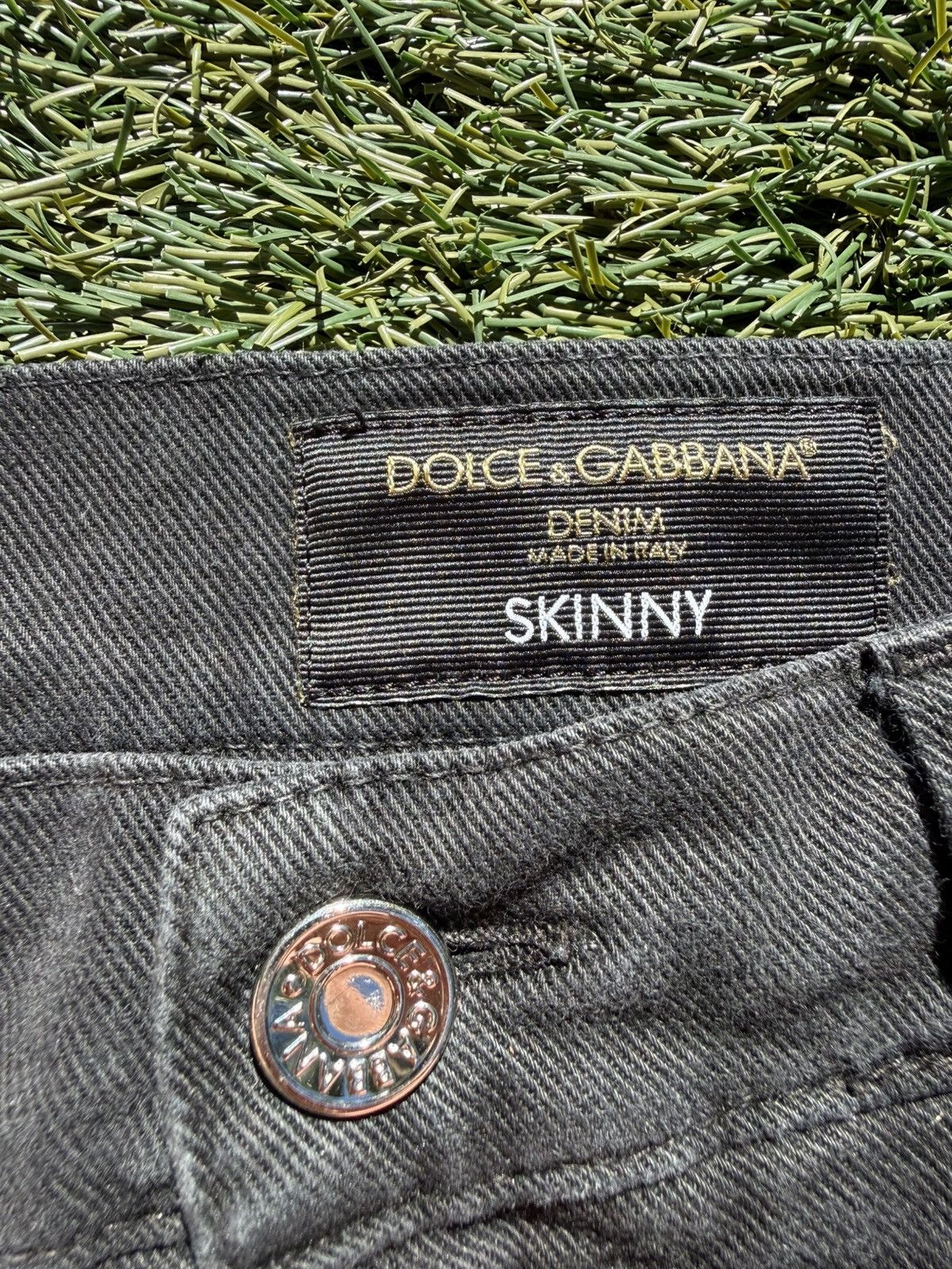 Dolce & Gabbana Dolce & Gabbana Side Stripe Black Jeans Size US 30 / EU 46 - 6 Thumbnail