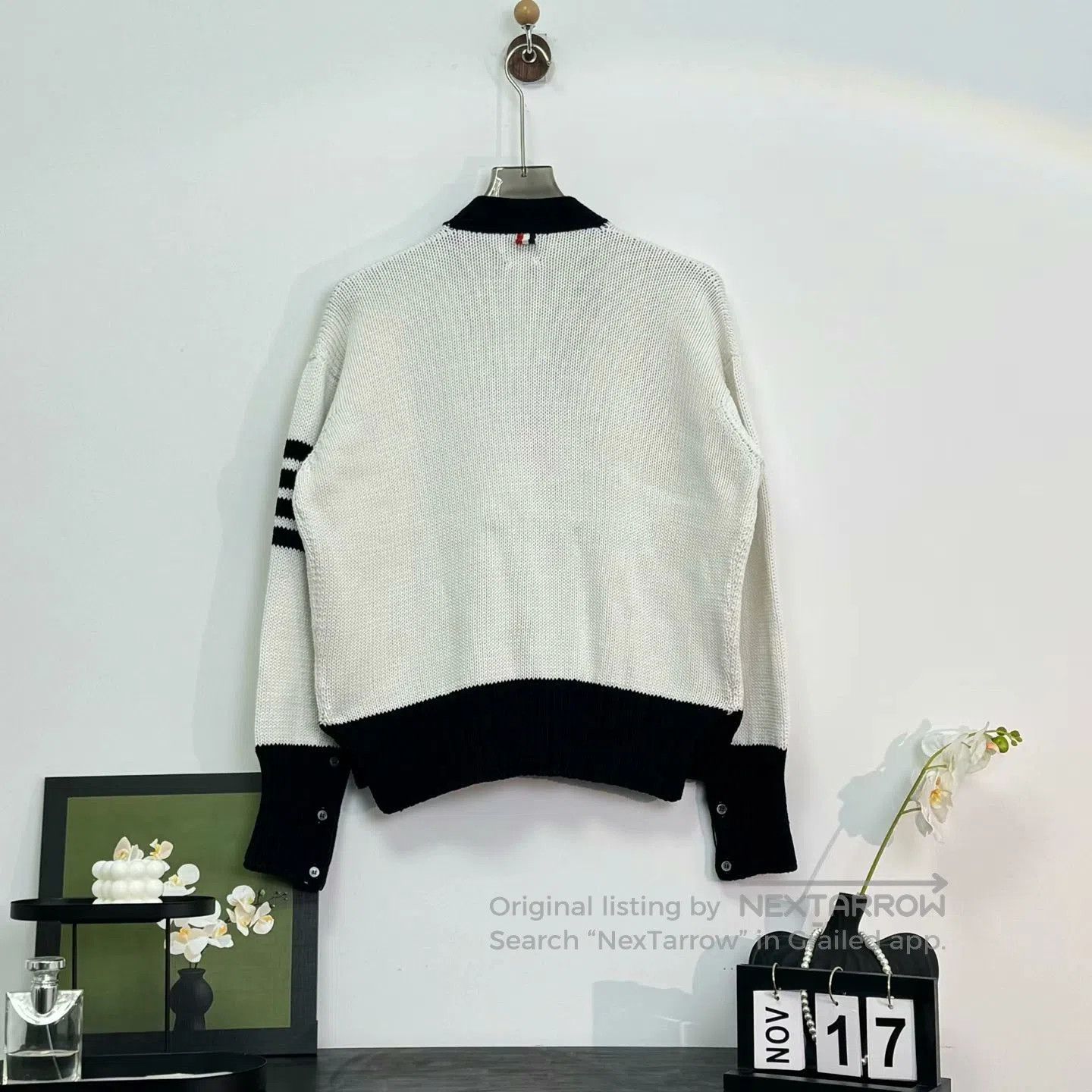 Thom Browne thom browne color-block cardigan with stripes. Size US L / EU 52-54 / 3 - 4 Thumbnail
