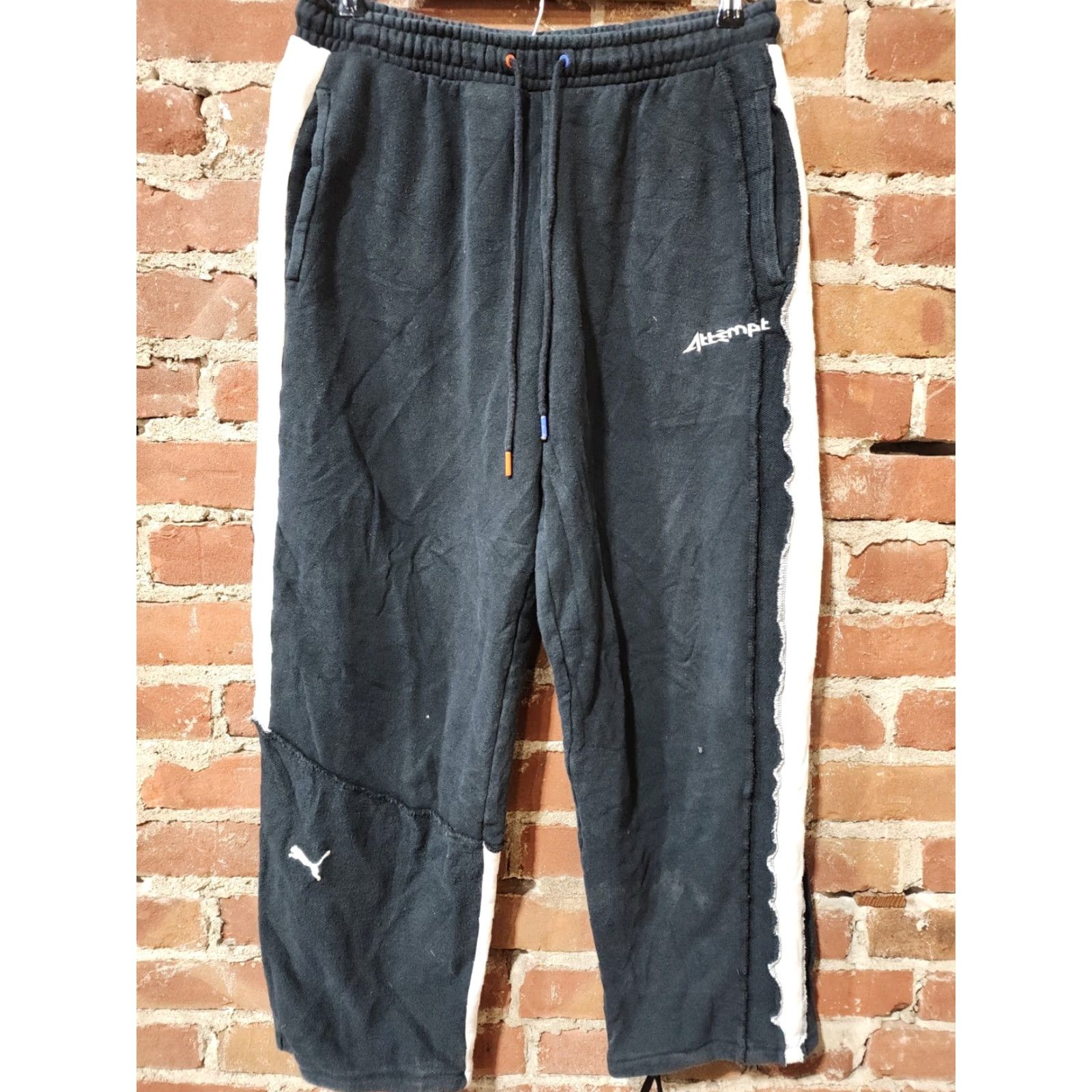 Puma PUMA x ATTEMPT PUMA Sweatpants Pants Unisex Black M Mens Regular Size M Size US 31 - 2 Thumbnail