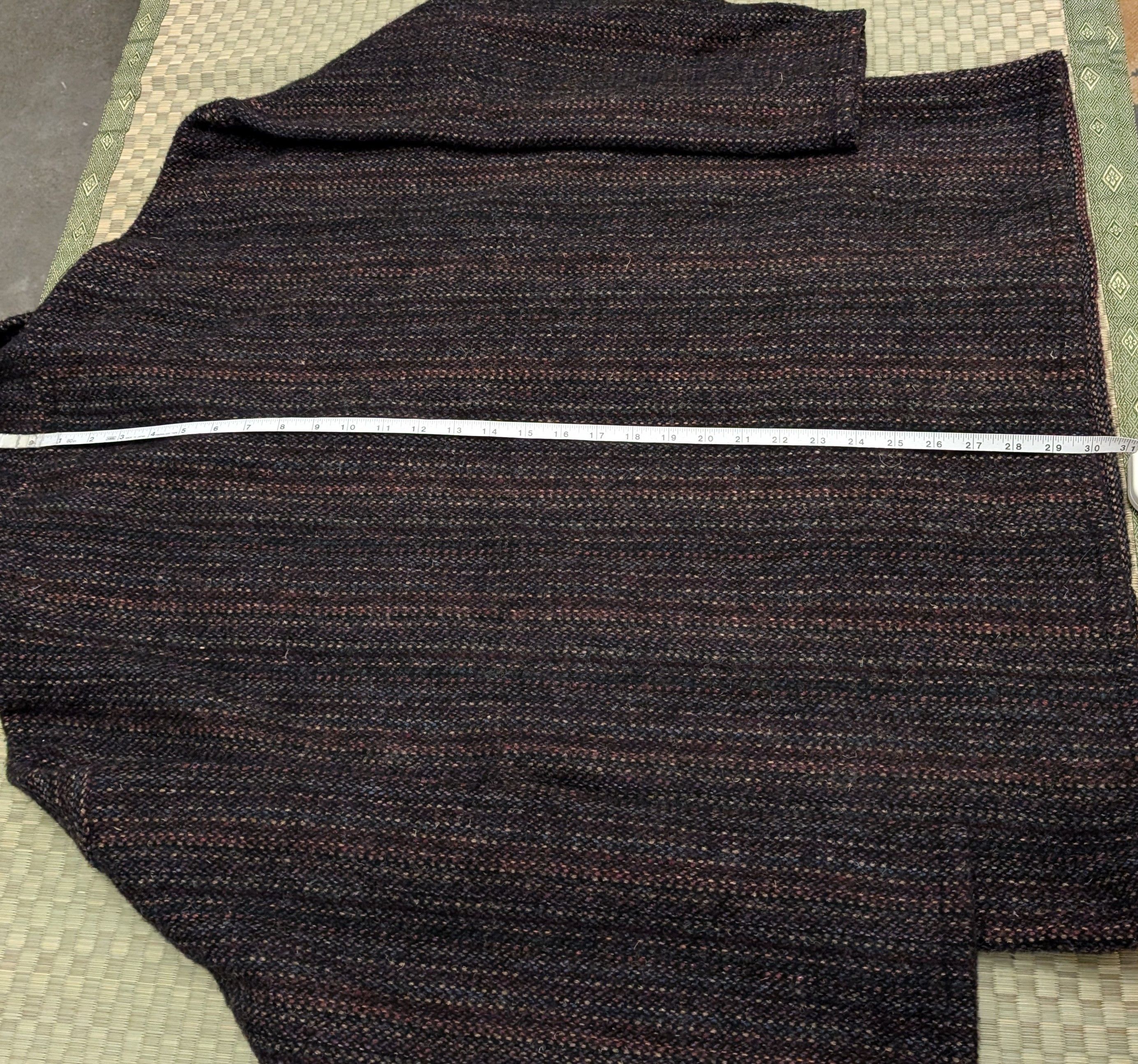 Other Vintage Cotswold 100% Wool Button Neck Sweater Made in UK Size US XL / EU 56 / 4 - 8 Thumbnail