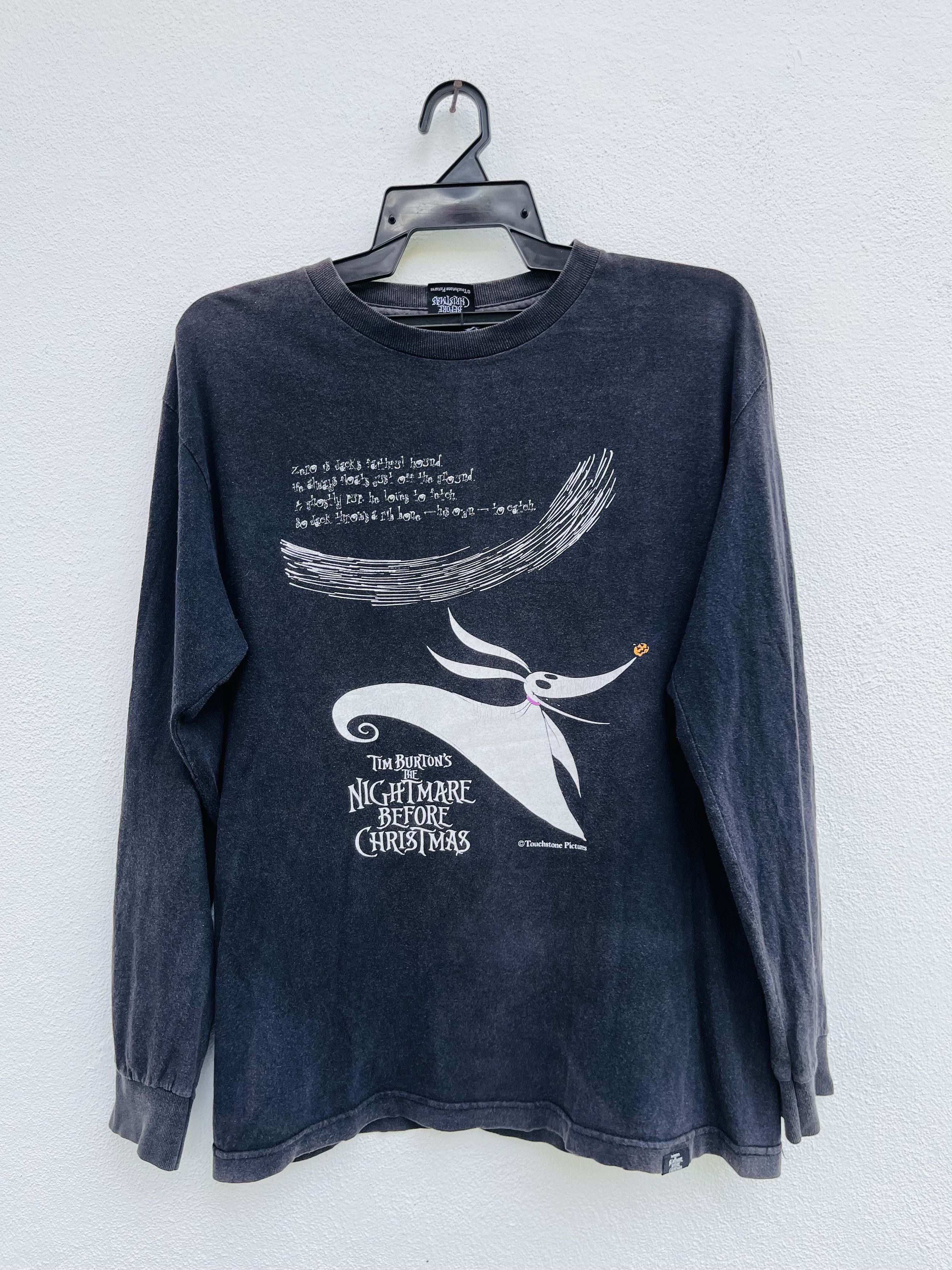 Vintage Vintage Tim Burtons Nightmare Before Christmas Shirt Size US M / EU 48-50 / 2 - 1 Thumbnail