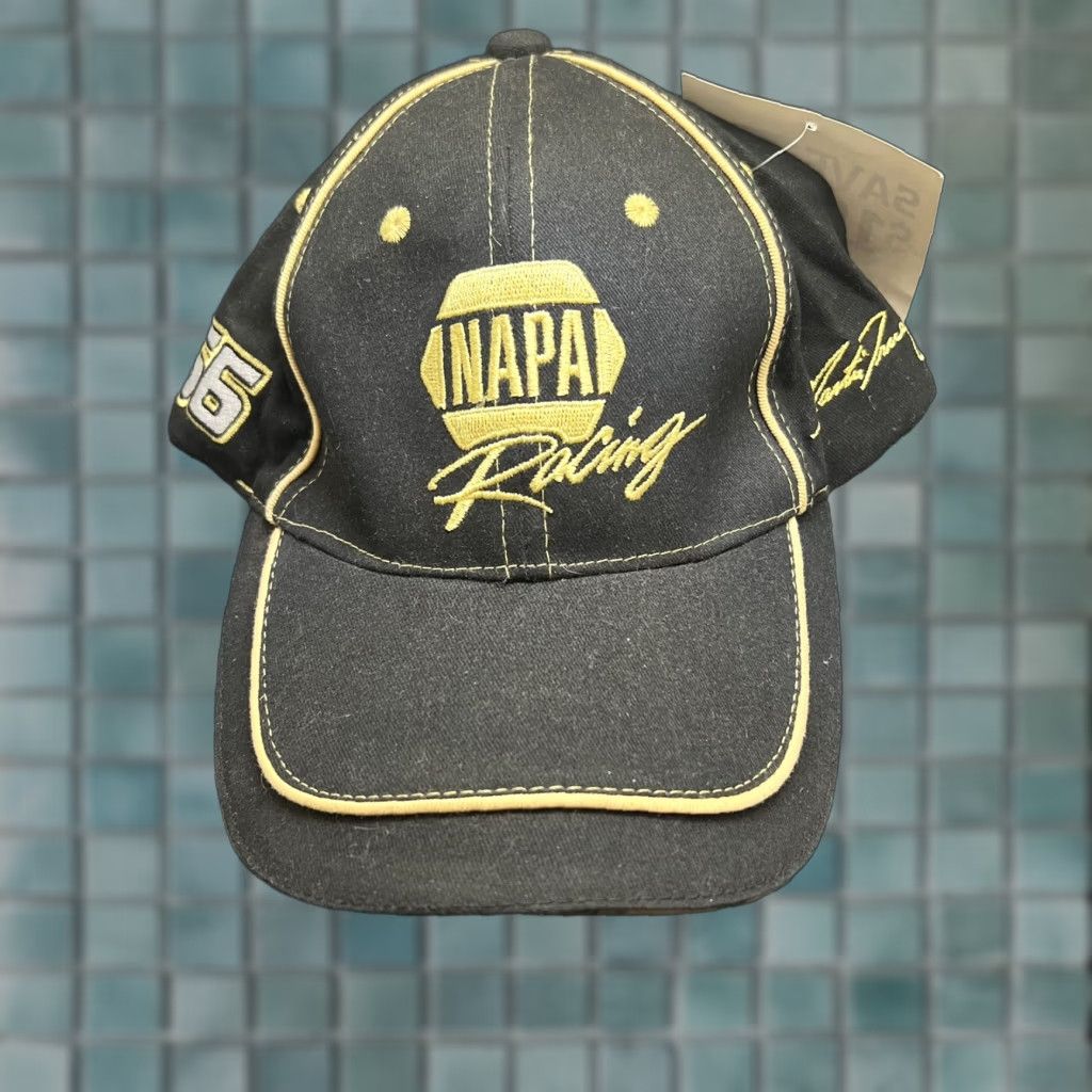 NASCAR VINTAGE Napa Racing Baseball Cap Hat Martin Truex Jr #56 Adjustable White Black Camo One Size Mens Size ONE SIZE - 1 Thumbnail