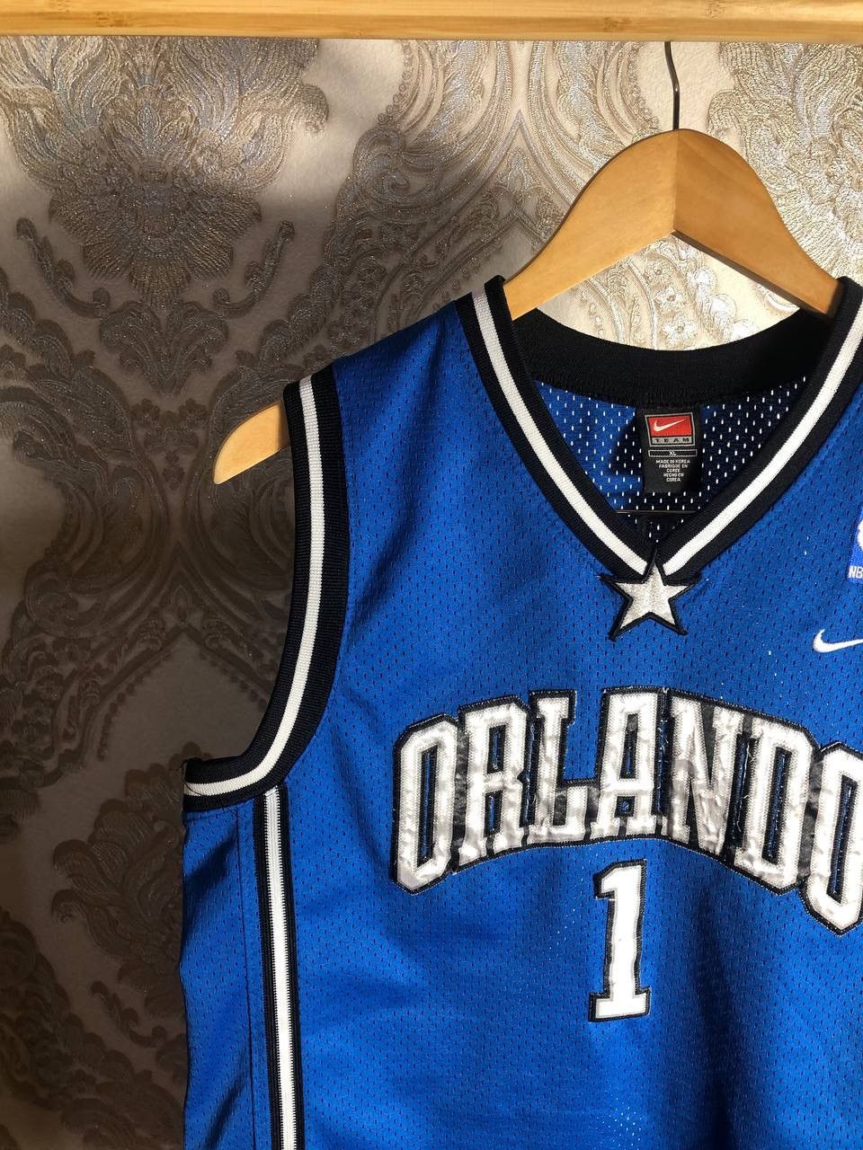 Nike × Vintage VERY RARE ORLANDO MAGIC MCGRADY 1 NBA JERSEY RETRO 90s Y2K Size US XL / EU 56 / 4 - 3 Thumbnail