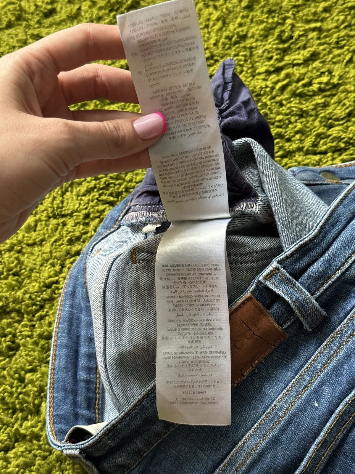 Designer × Gucci Gucci skinny fit faded jeans denim Size 26" / US 2 / IT 38 - 6 Thumbnail