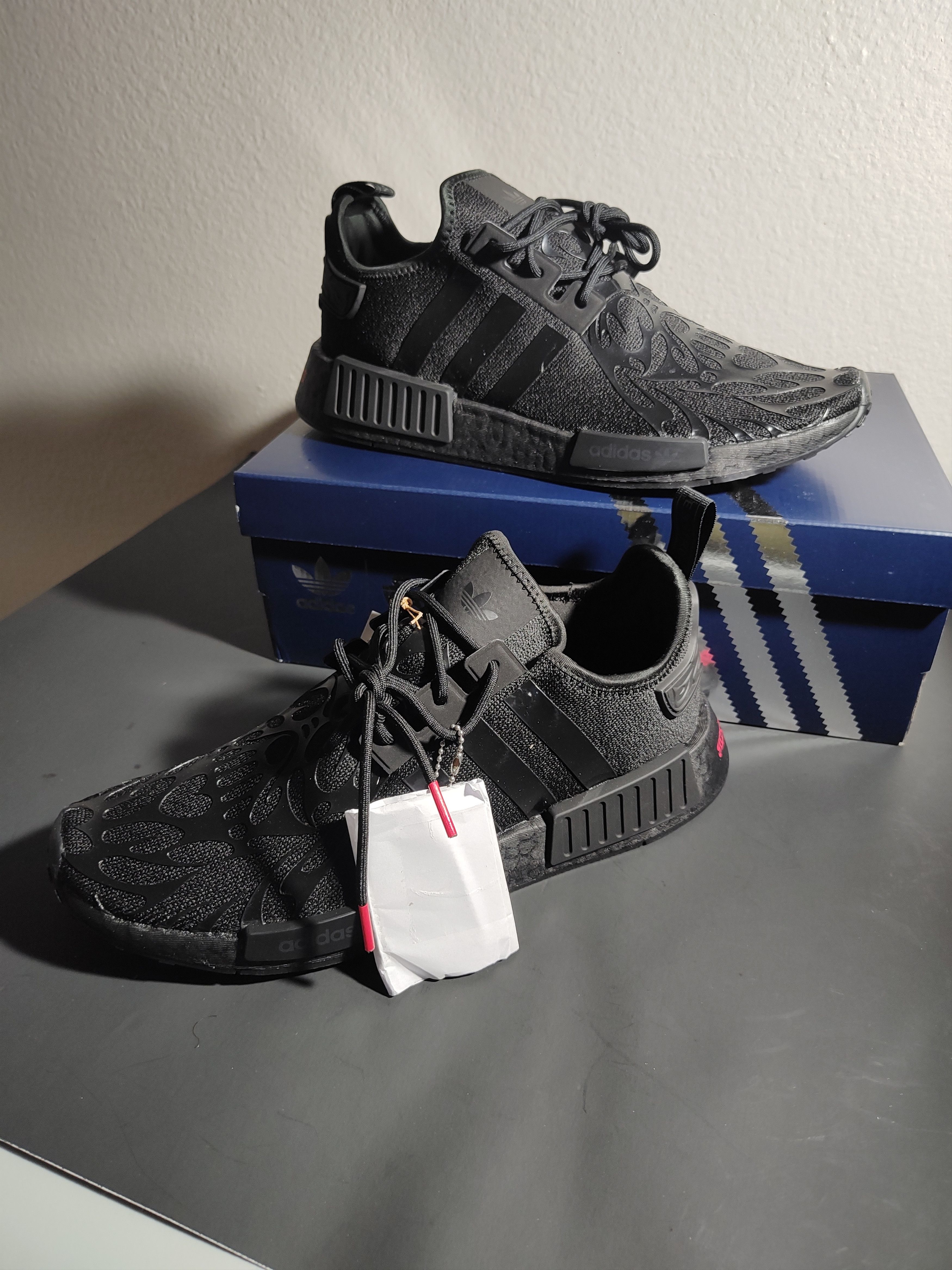 image of Star War X Adidas Nmd R1 Shoes in Black, Men's (Size 10.5)