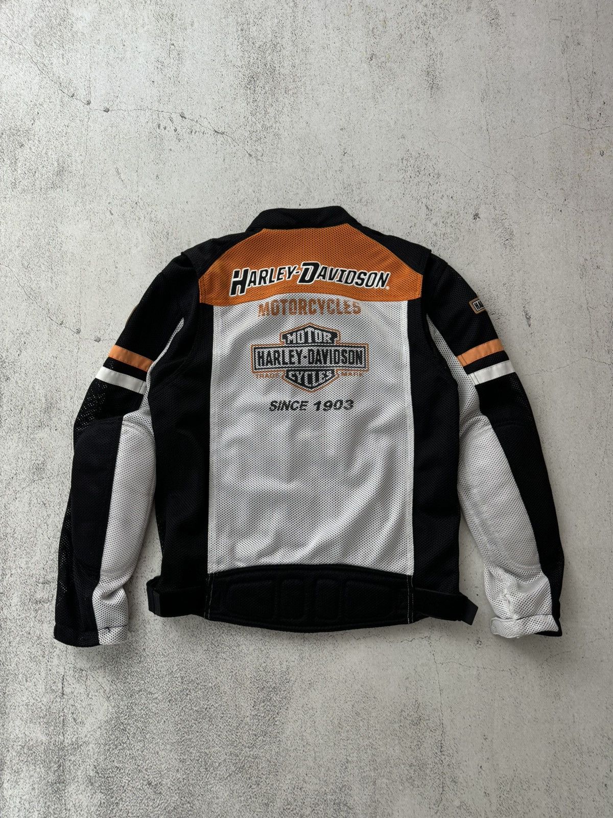 Harley Davidson × Marlboro Harley Davidson HD Vintage Riding Gear Bike Bomber Jacket Size US M / EU 48-50 / 2 - 12 Thumbnail