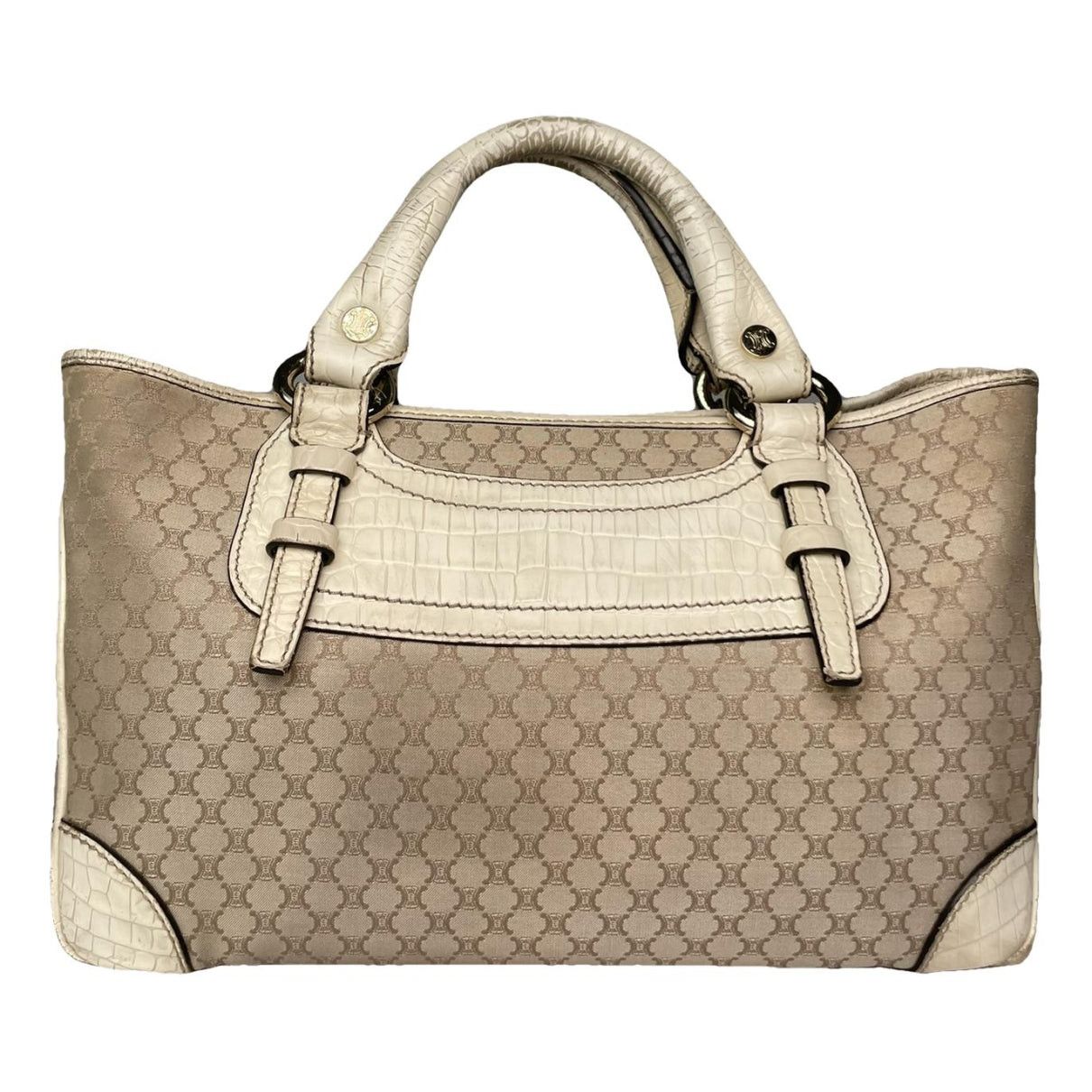 Celine Boogie White Leather Handbag Size ONE SIZE - 1 Thumbnail
