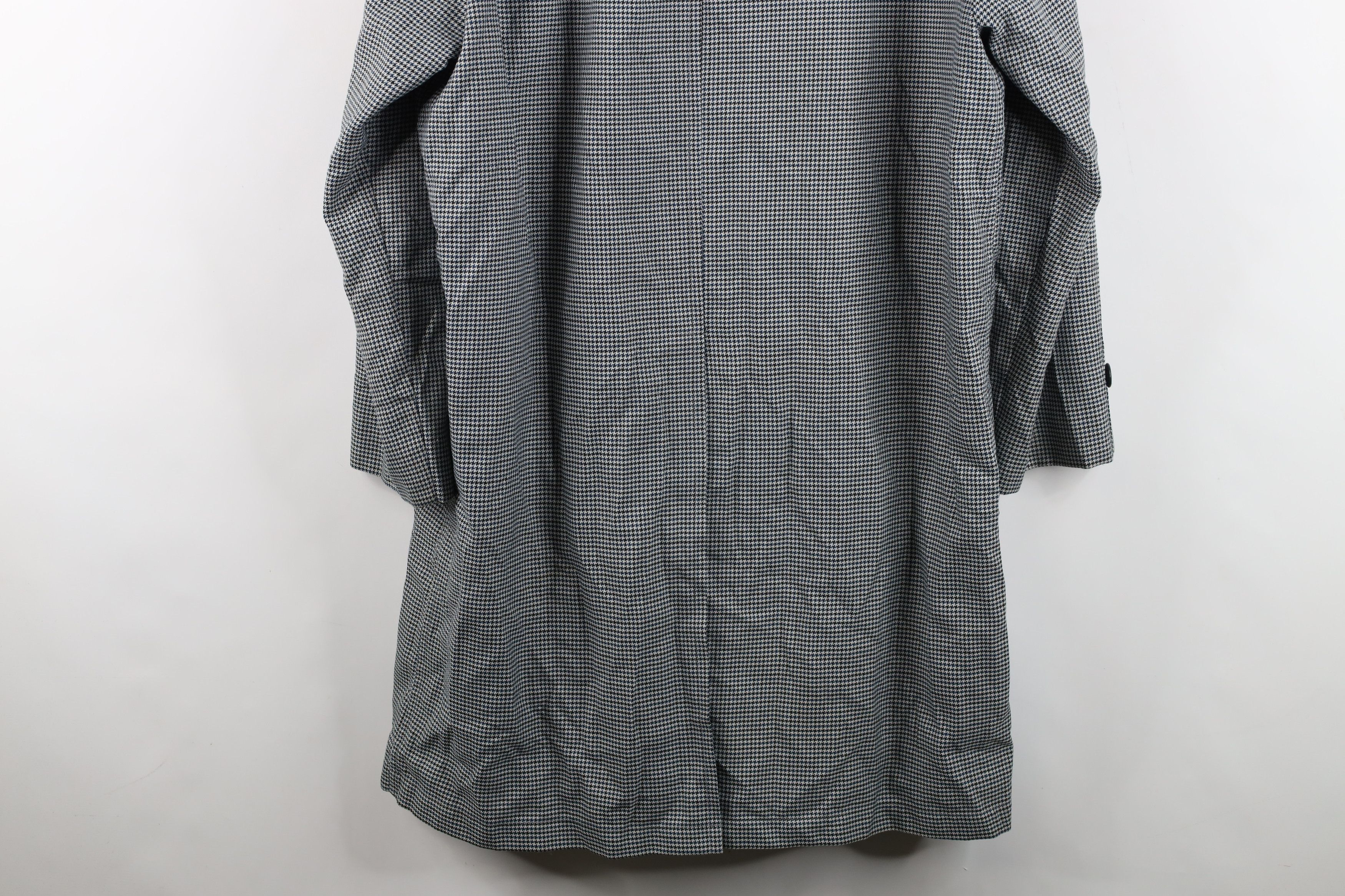 Vintage Vintage 60s 70s Streetwear Houndstooth Trench Coat Jacket Size US XL / EU 56 / 4 - 15 Thumbnail