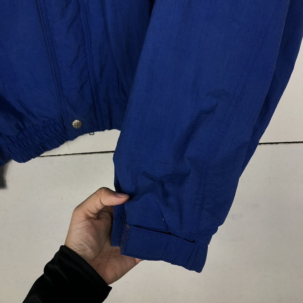Vintage 📌VINTAGE BOMBER JACKET ITALIANA PETROLI RACING BIG LOGO Size US L / EU 52-54 / 3 - 15 Thumbnail