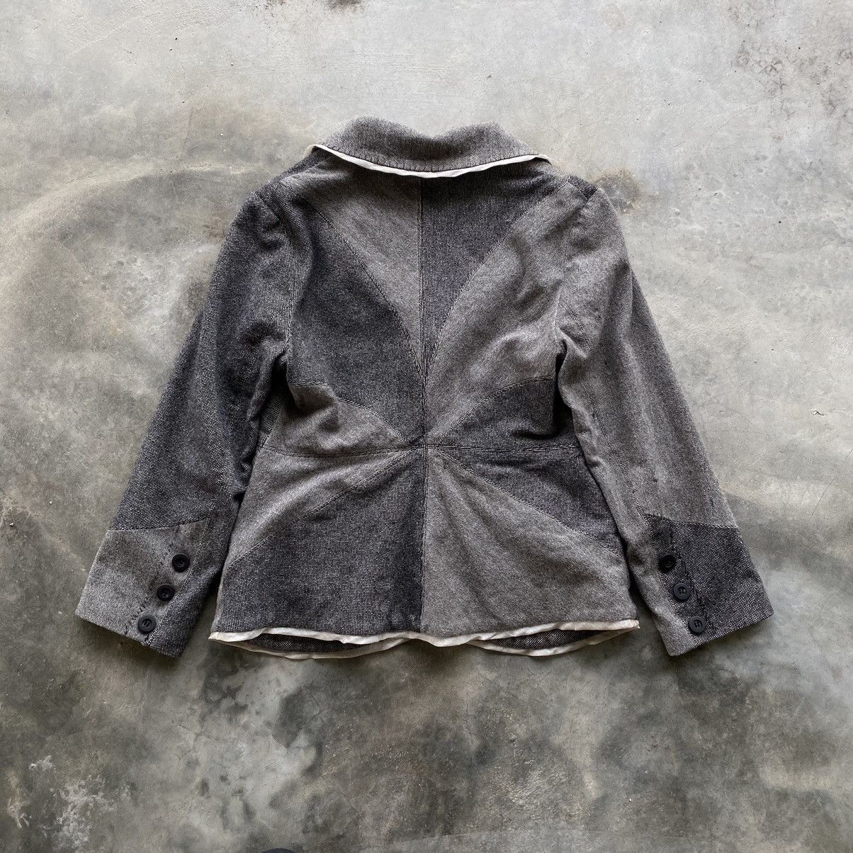 Vintage NORIKO'ARAKI Rare Wool Knit Blazer Jacket Size US L / EU 52-54 / 3 - 10 Thumbnail