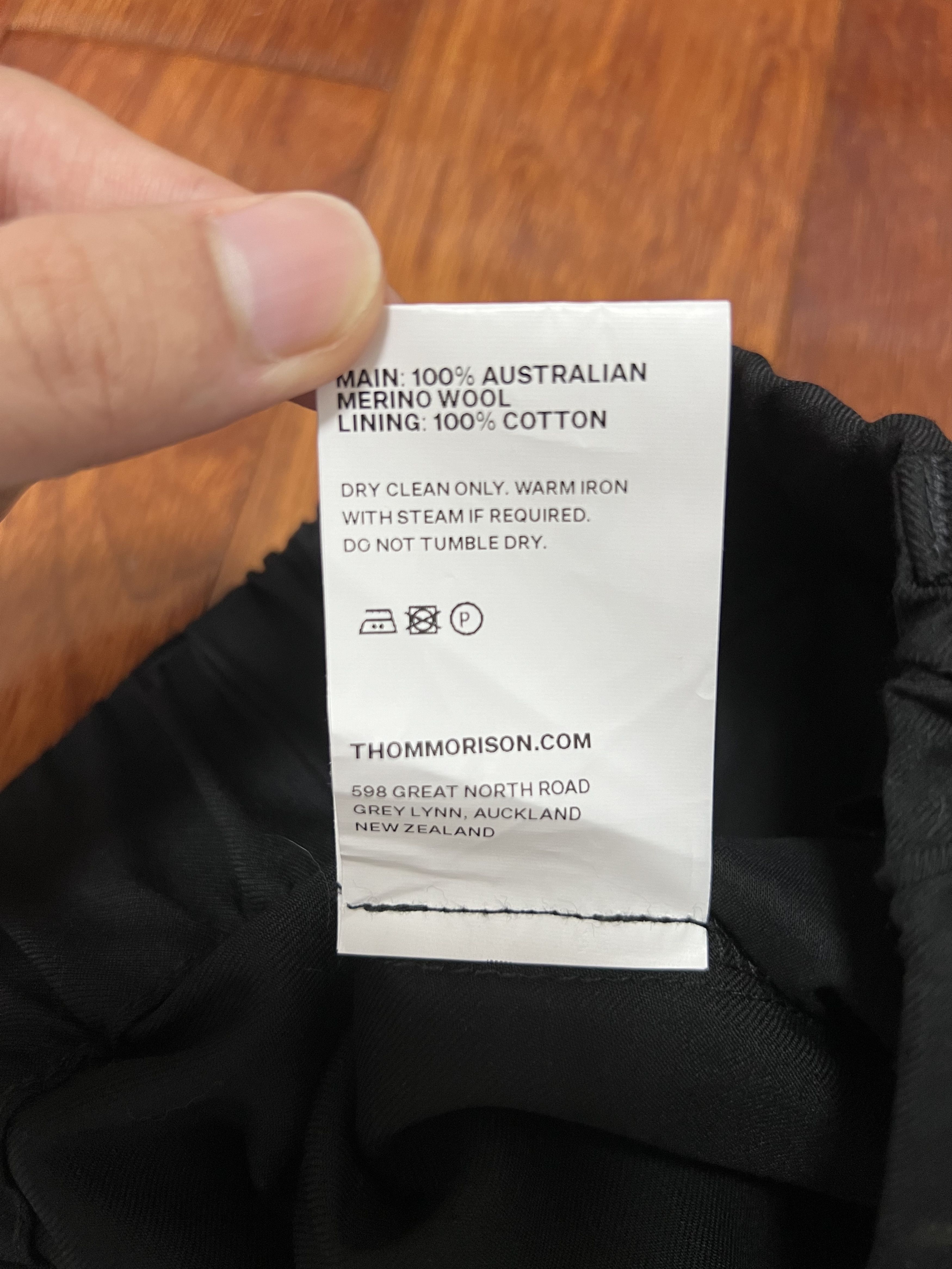 Other 💚 Thom Morison Elastic Trouser Pant Black Medium NEW Size US 32 / EU 48 - 14 Thumbnail