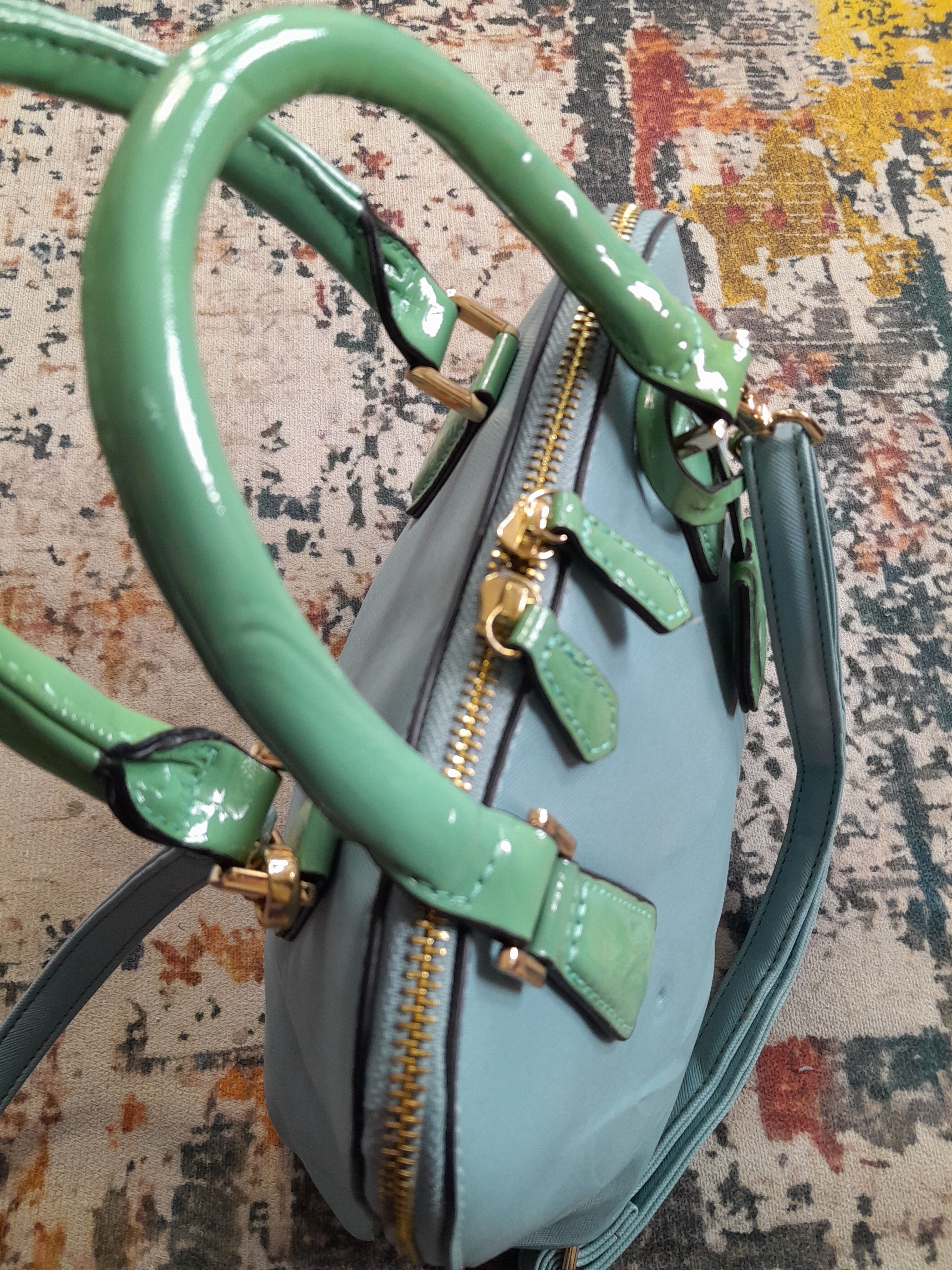 Japanese Brand Light Blue Shoulder Bag Size ONE SIZE - 8 Thumbnail