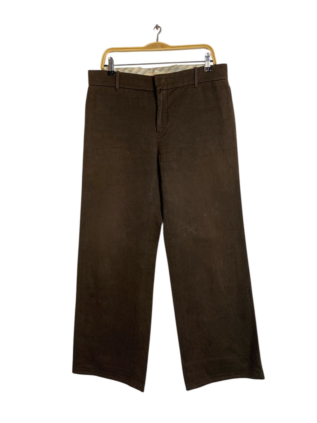 Marni Vintage 90s Marni Brown Khakis Slack Pant Size US 35 - 1 Thumbnail