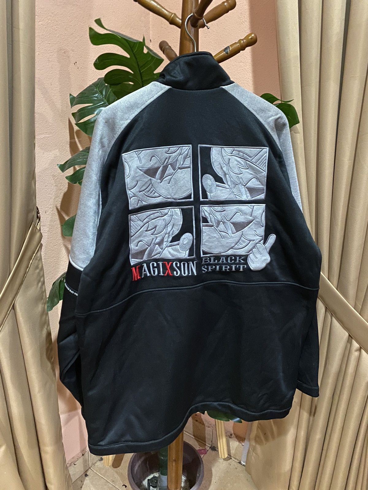 Other Vintage Magixson Black Spirit Jacket – Japanese Streetwear Size US XXL / EU 58 / 5 - 9 Thumbnail