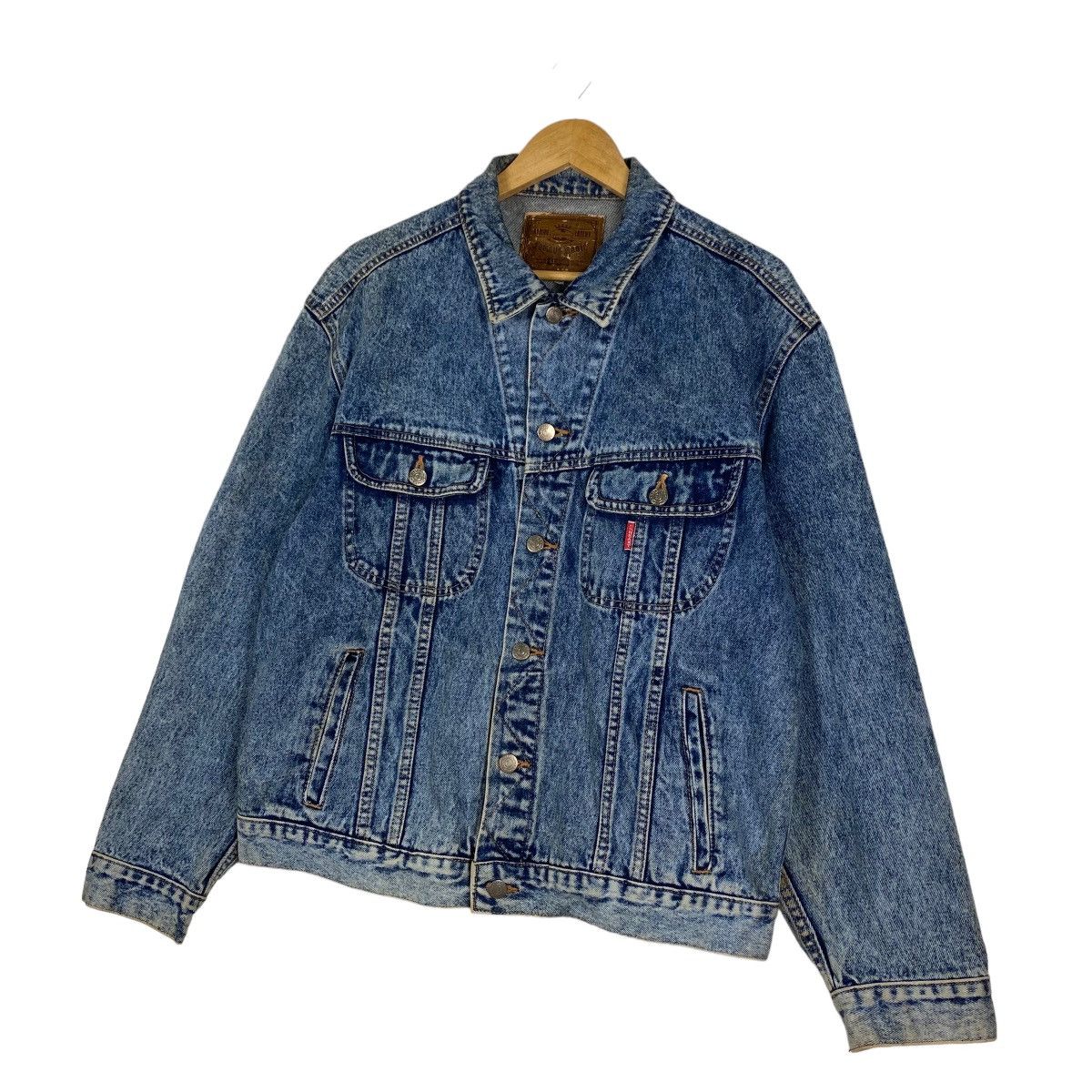 Big John Vintage 1990 GL Heart Trucker Denim Jacket Size US M / EU 48-50 / 2 - 2 Thumbnail