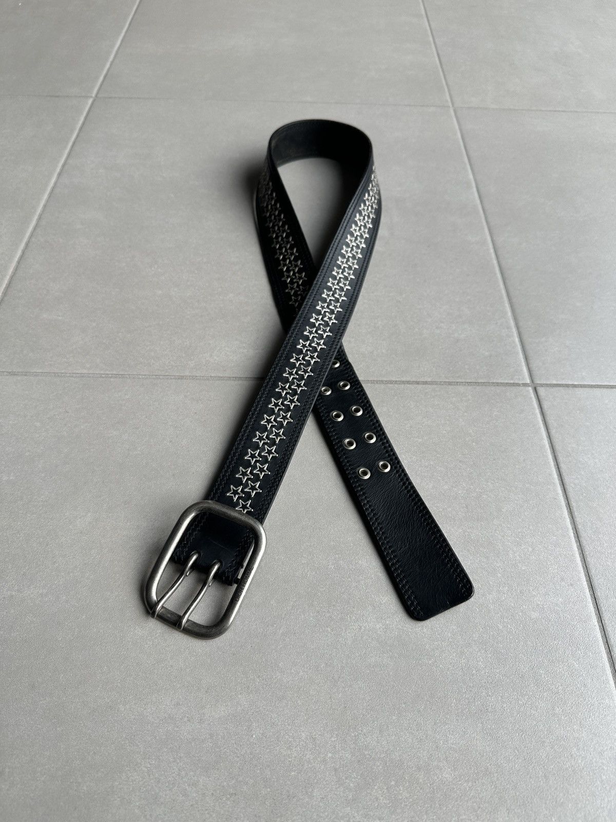Dior × Hedi Slimane Dior Homme S/S07 Studded Buckle Belt | Grailed