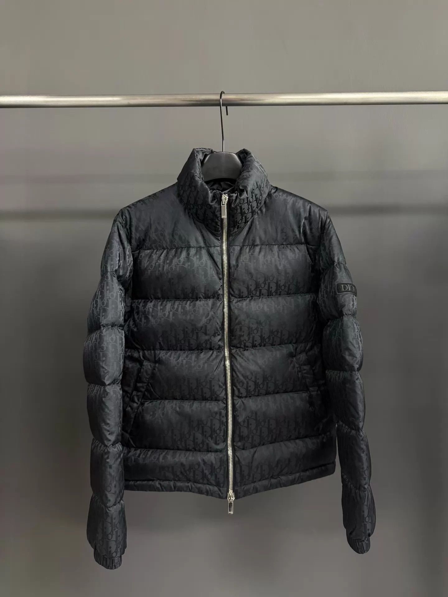 Dior Dior all over monogram down jacket black 48 Size US M / EU 48-50 / 2 - 1 Thumbnail