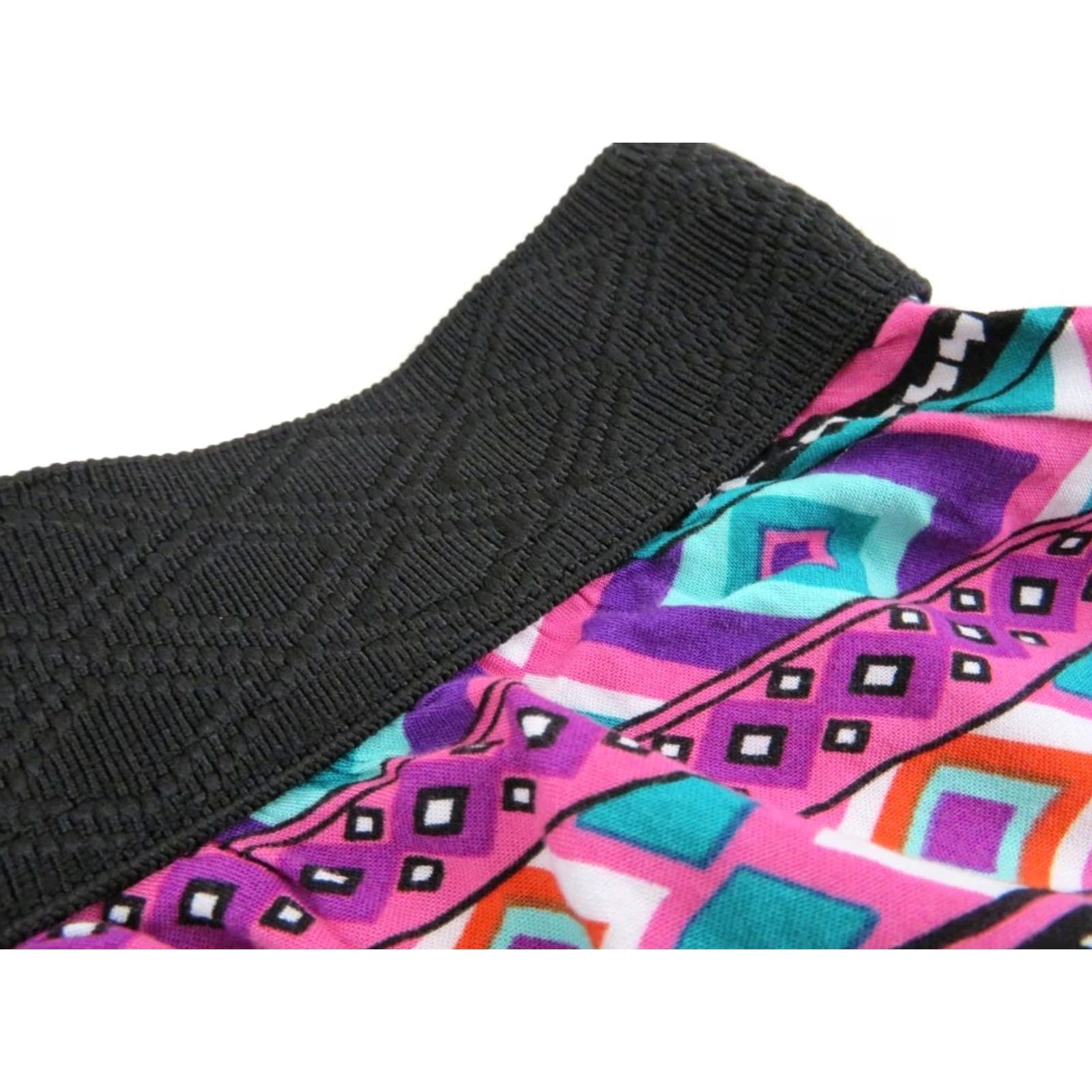 Vintage LuLaRoe Women's Lola Skirt Small Aztec Tribal Pink Blue Black Geometric Size 28" / US 6 / IT 42 - 3 Thumbnail