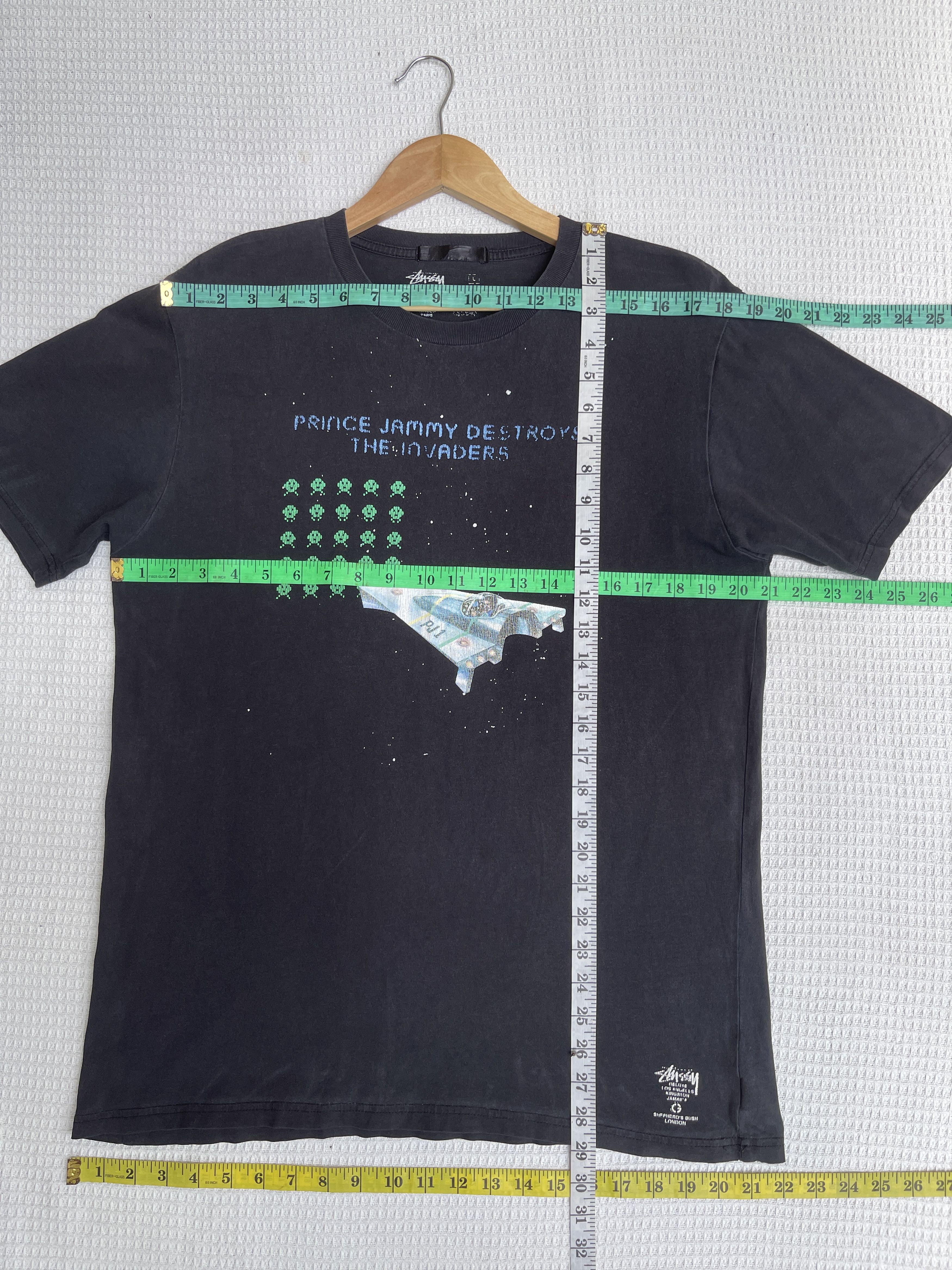 Rap Tees Last Drop🔥Rare🔥Vtg STUSSY x Prince Jammy Sun Faded T-Shirt Size US L / EU 52-54 / 3 - 12 Thumbnail