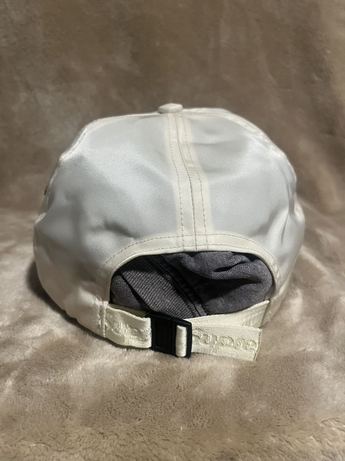 Supreme Supreme made in USA Enamel Logo 6 Panel Stone Cap / hat Size ONE SIZE - 5 Thumbnail
