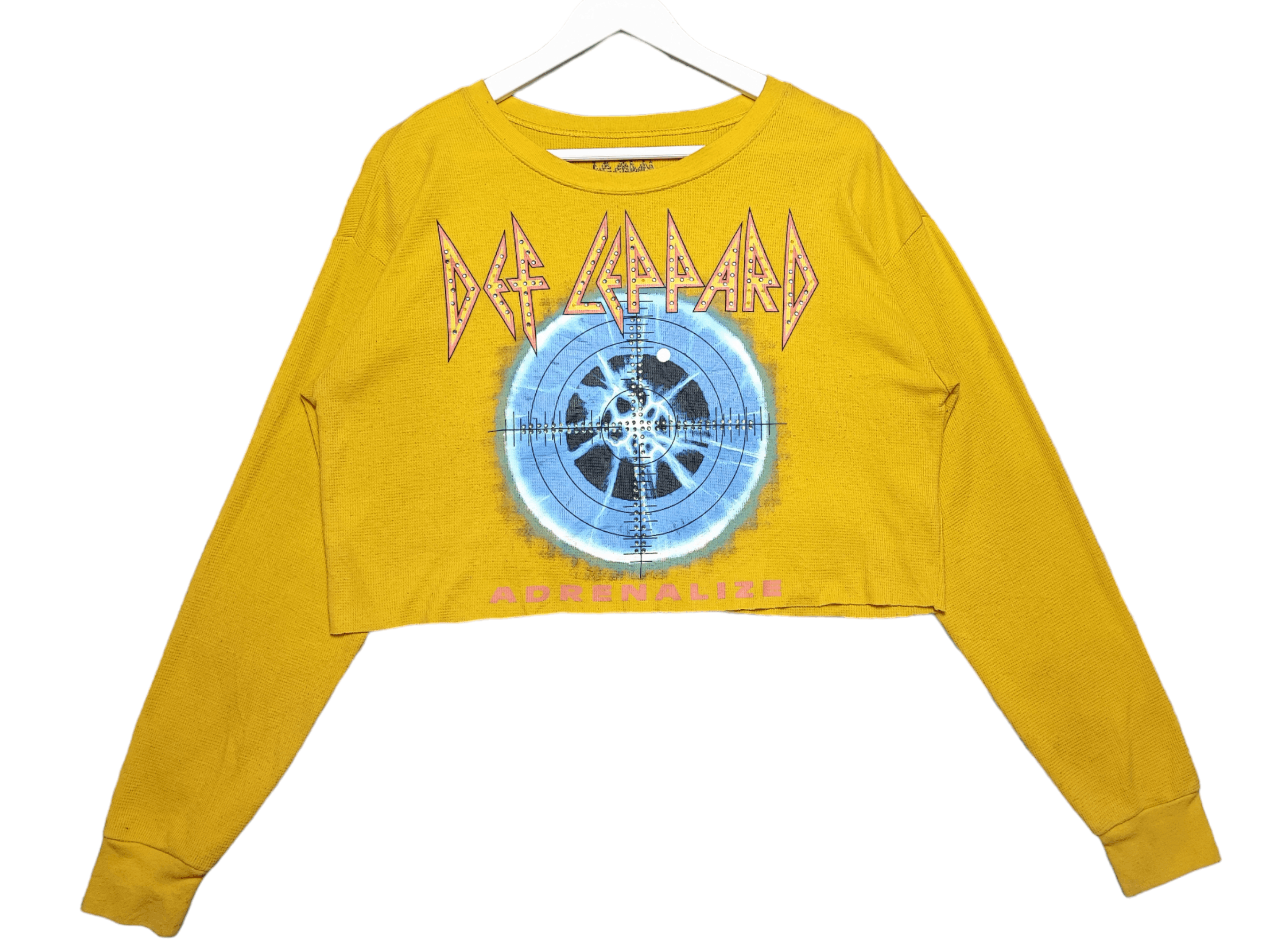 Band Tees × Def Leppard Def Leppard Croptop Cotton Size M / US 6-8 / IT 42-44 - 1 Thumbnail