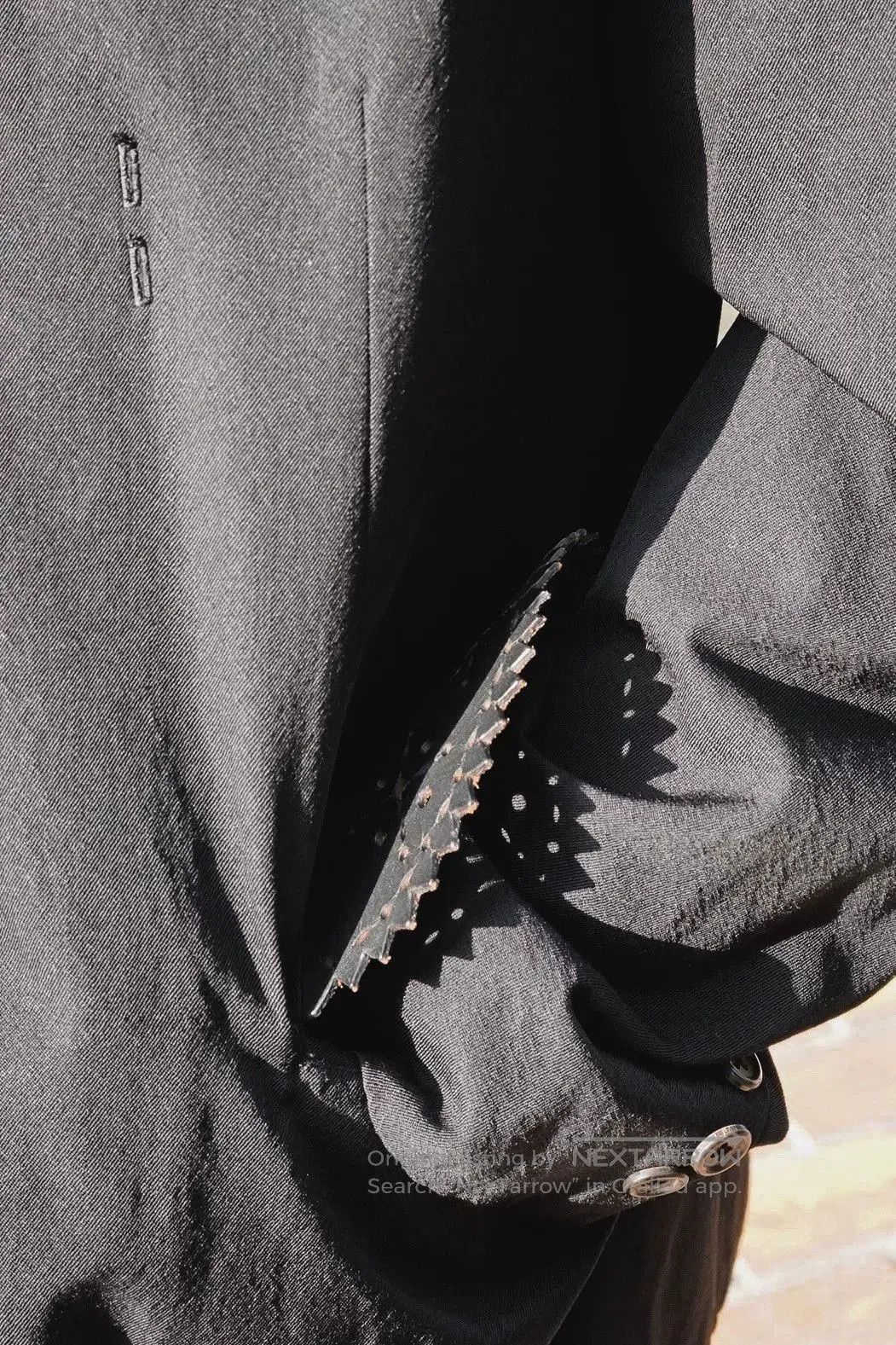 Yohji Yamamoto Yohji Yamamoto Black Spring Summer Blazer. Size US S / EU 44-46 / 1 - 4 Thumbnail