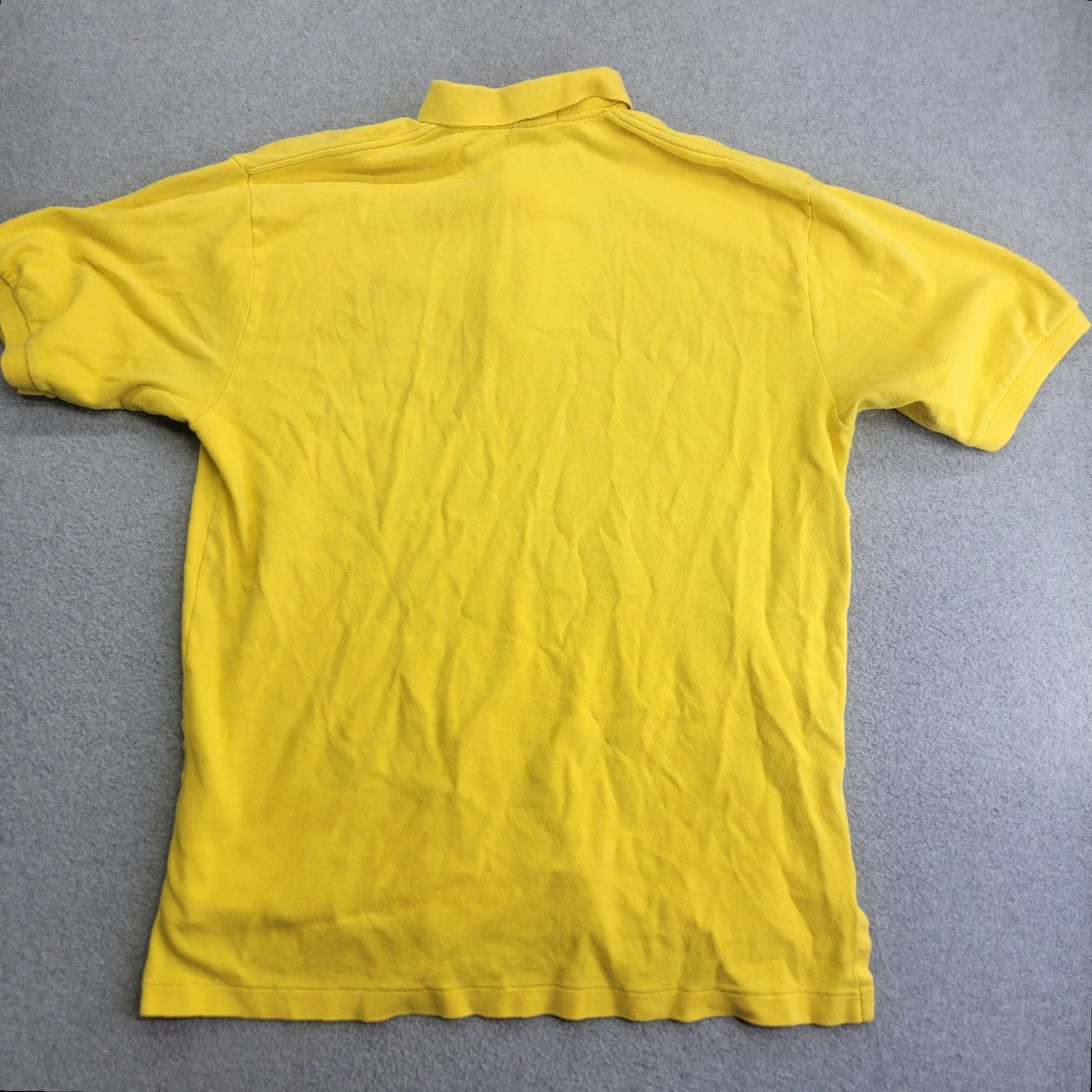 Polo Ralph Lauren VINTAGE Polo Golf Ralph Lauren Polo Shirt Mens XL Yellow Embroidered Crest 100% Cotton Size US XL / EU 56 / 4 - 5 Thumbnail
